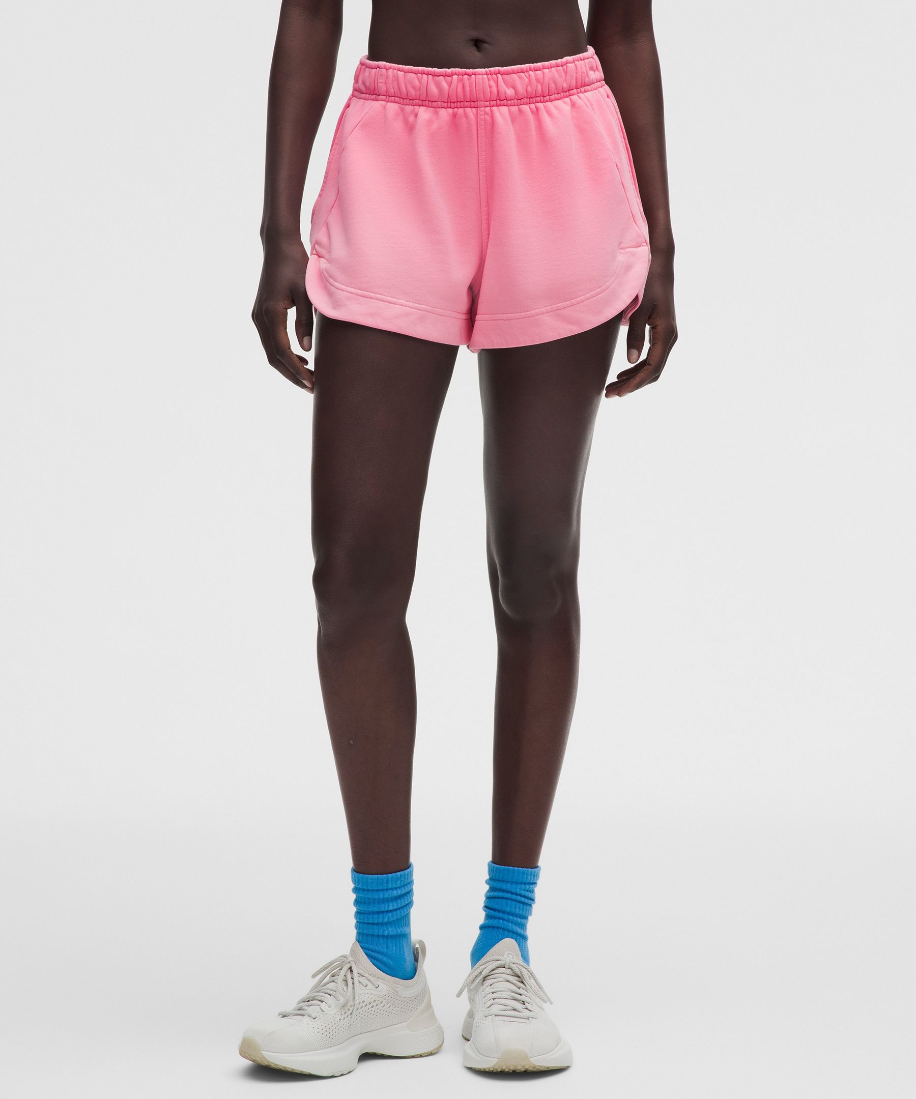 Scuba Oversized Mid-Rise Dolphin-Hem Short 3" *Wash