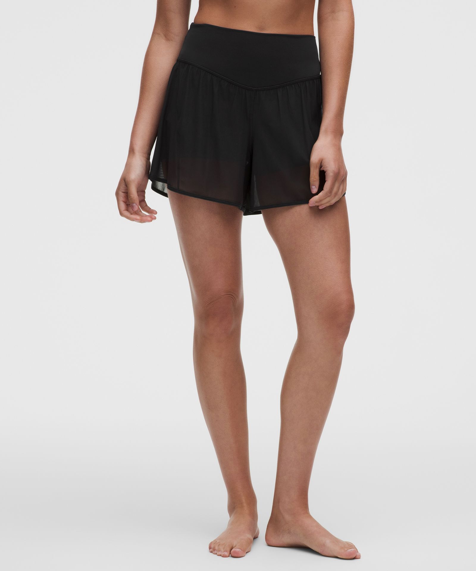 Lululemon Nulu and Mesh High-Rise Studio Short 3.5" — фото 2