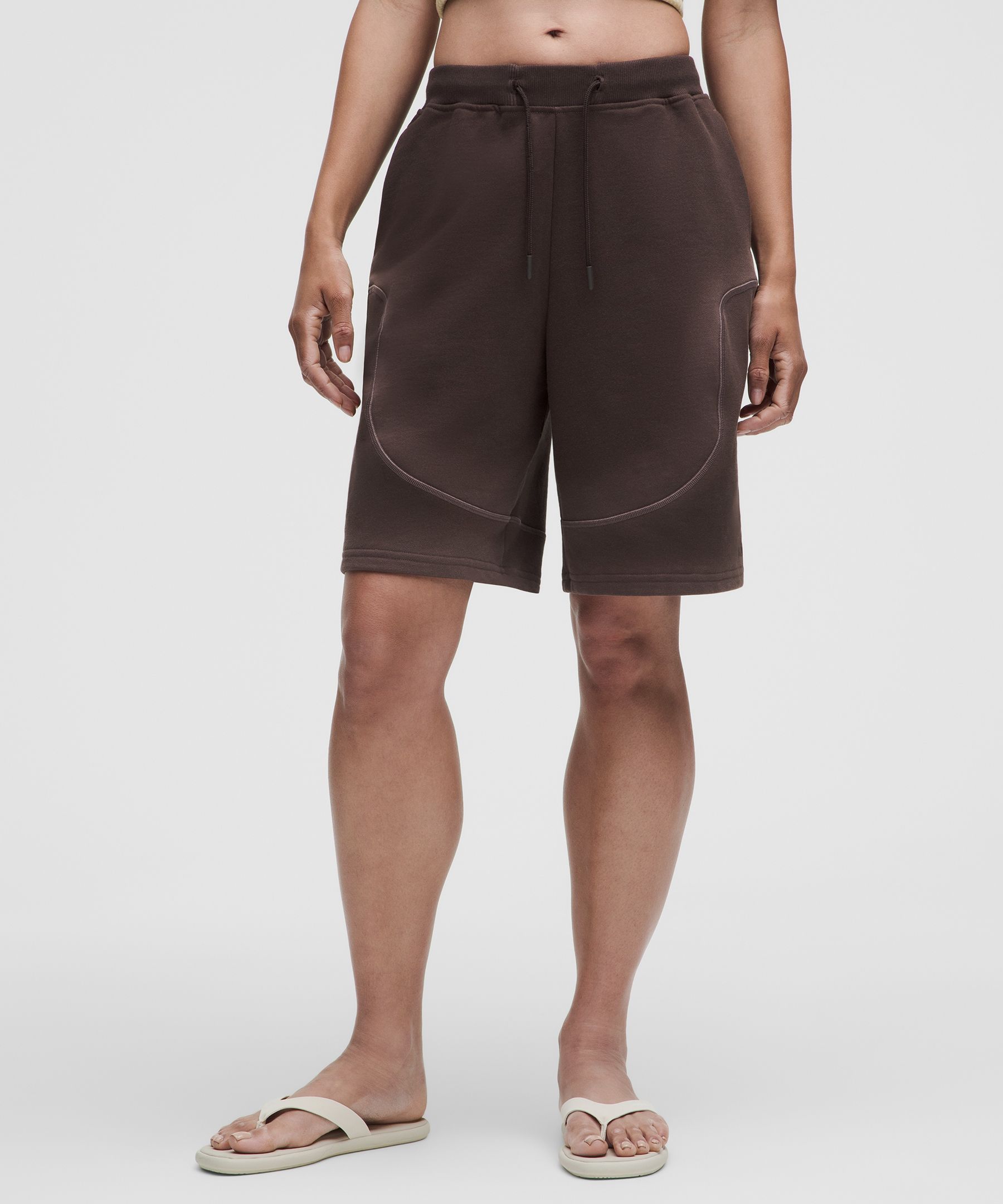 Faded French Terry Mid-Rise Short 9" *SLNSH Collection