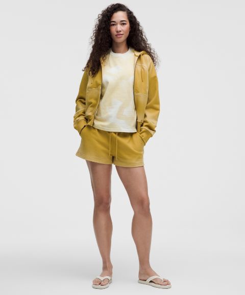 Женские шорты Lululemon Faded French Terry со средней посадкой 2