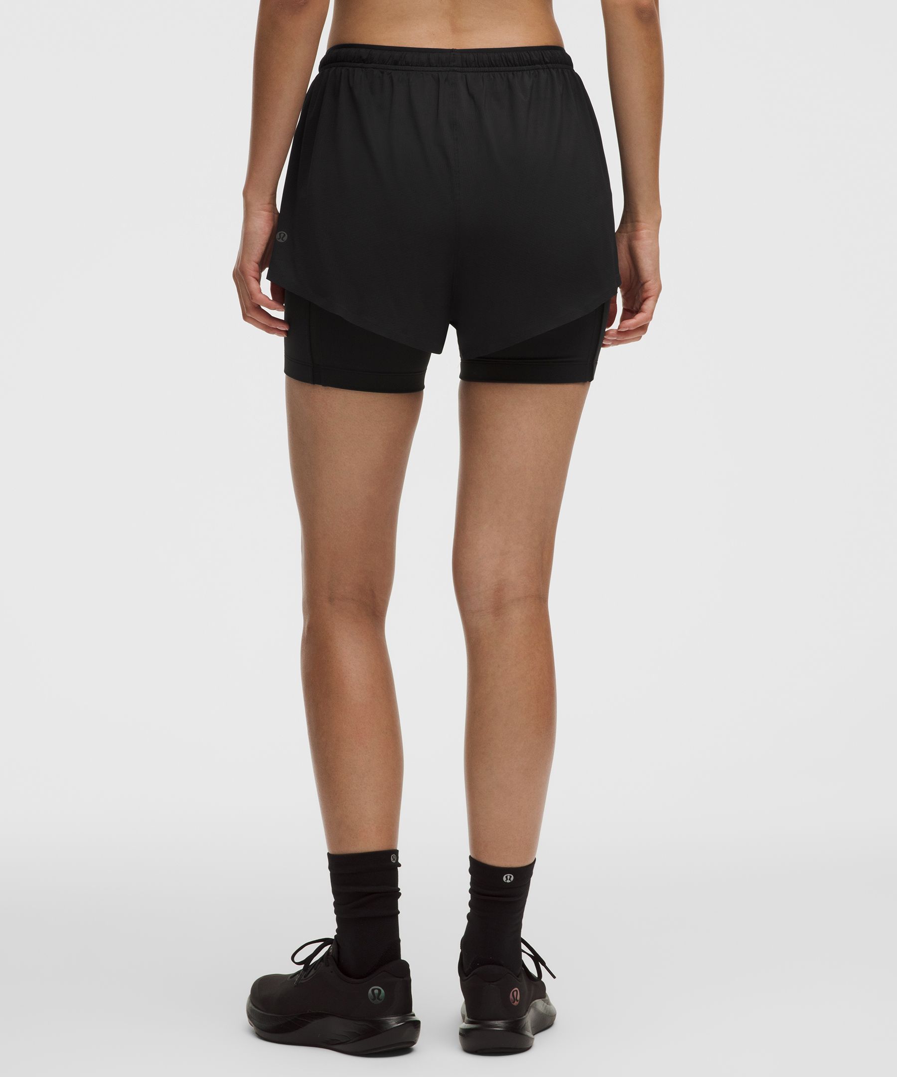 Lightweight 2-in-1 Running High-Rise Short