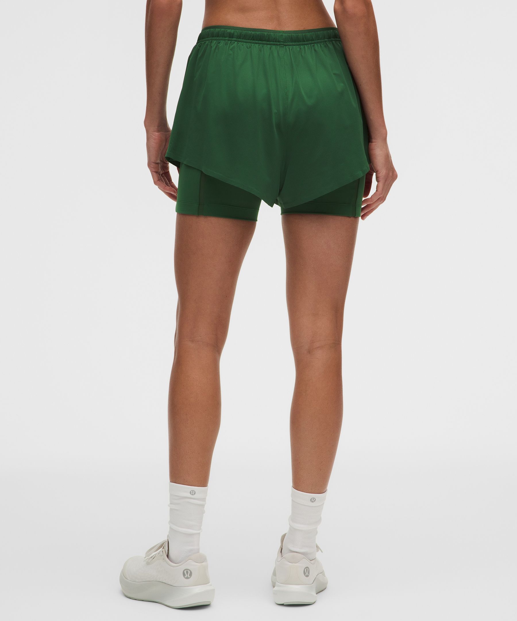 Lightweight 2-in-1 Running High-Rise Short