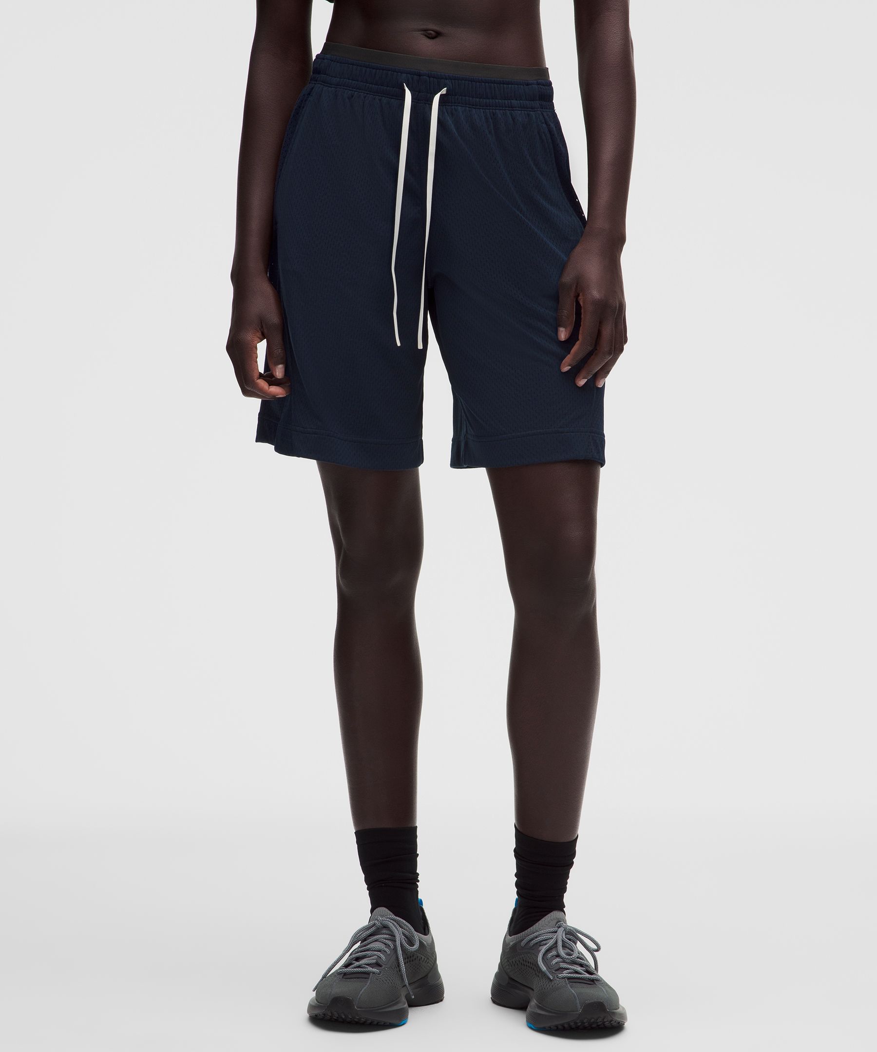 Mesh Panel Mid-Rise Training Short 9"
