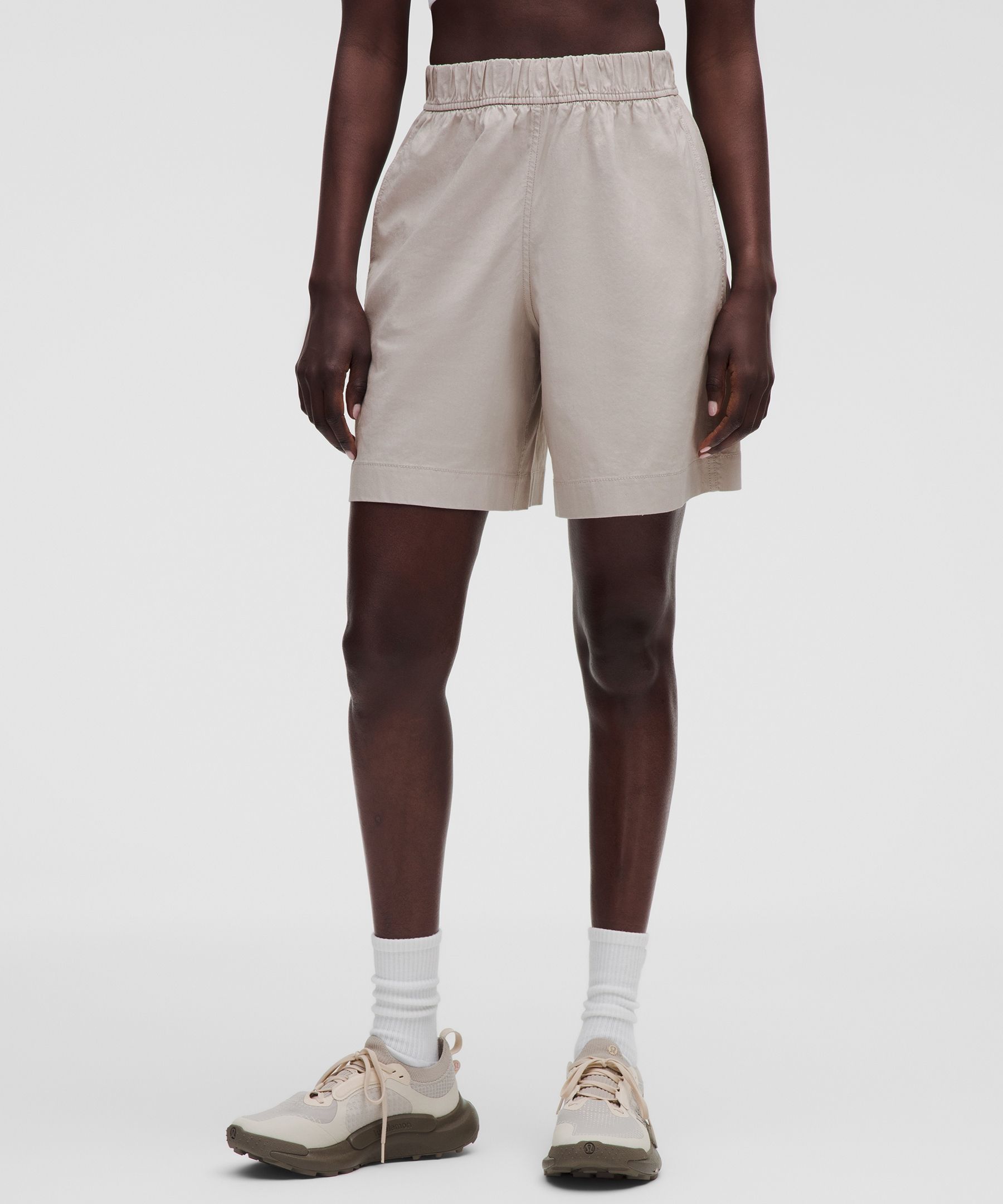 LuluLinen High-Rise Relaxed-Fit Short 7"