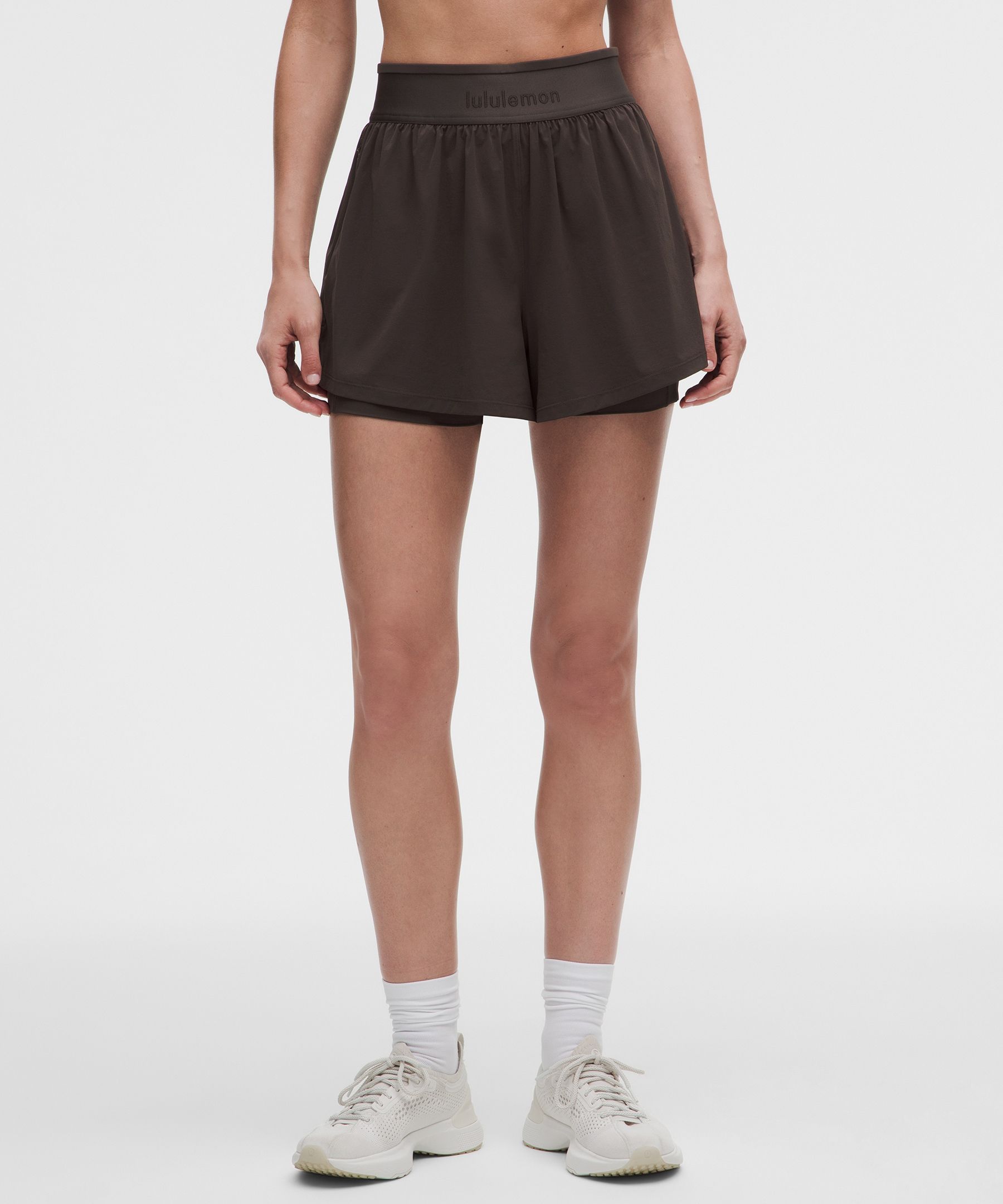 Shorts License to Train de cintura superalta con forro 3.5&rdquo;
