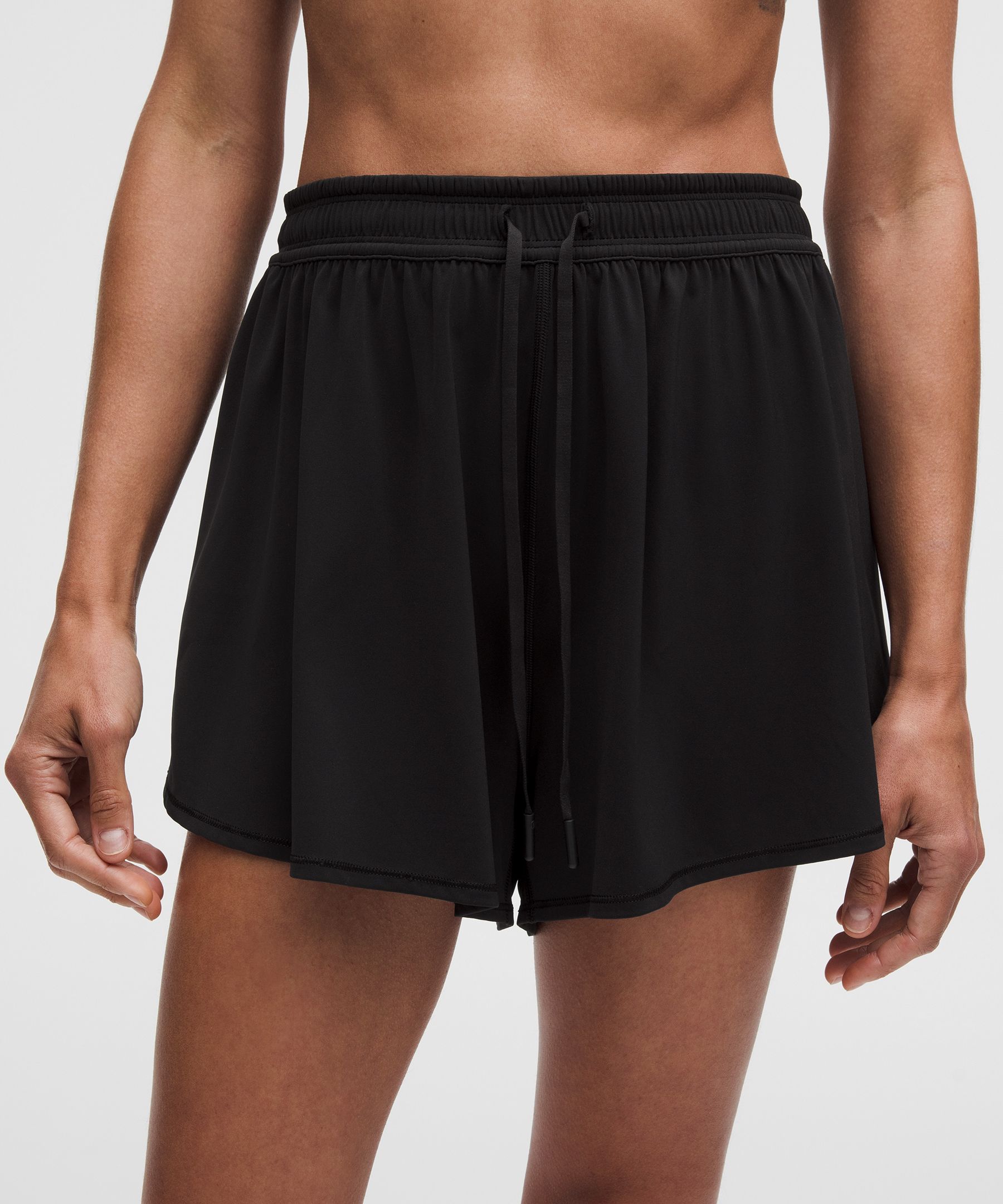 Silky High-Rise Relaxed Short 3"