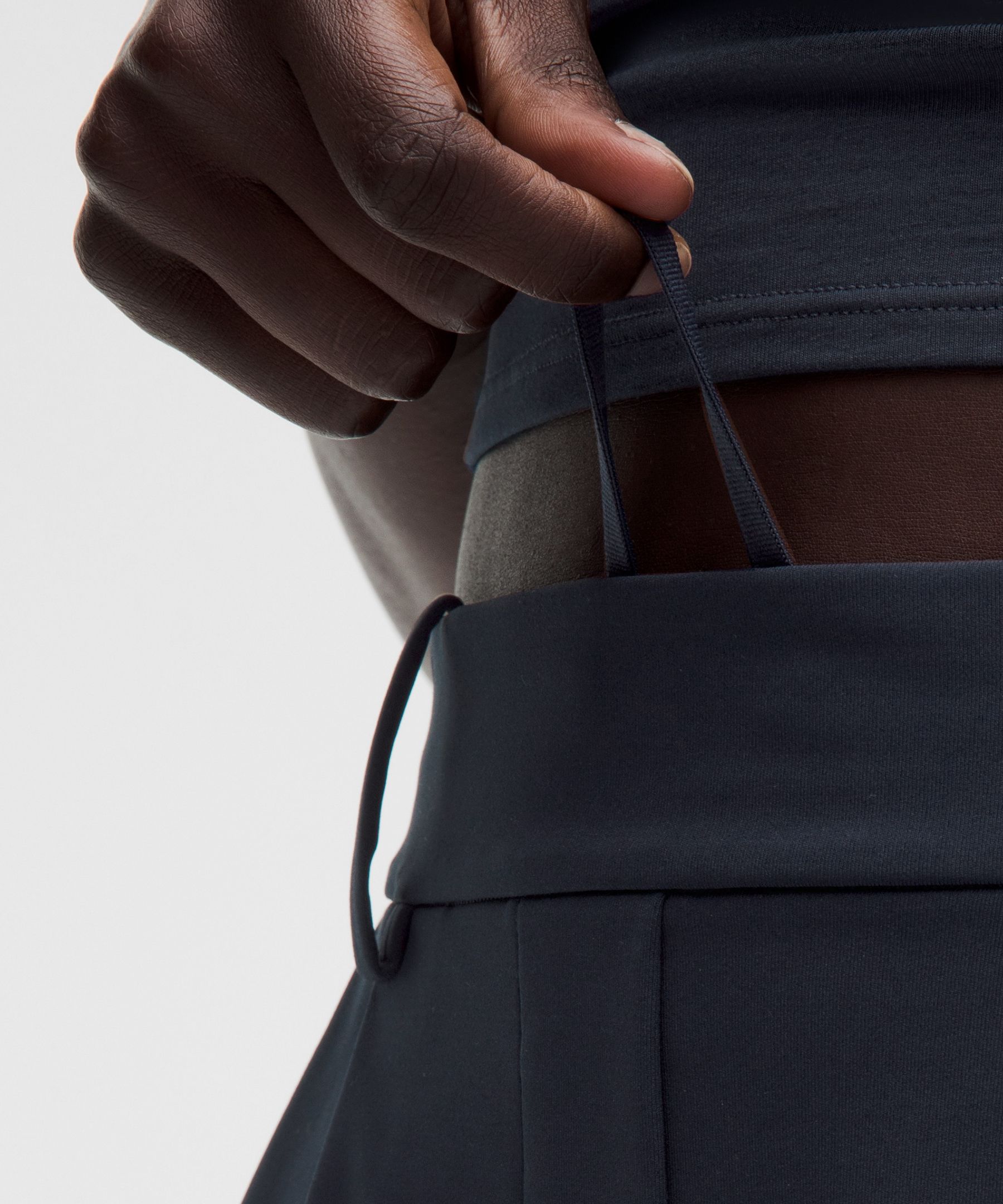 Daydrift Pleated High-Rise Short 7"