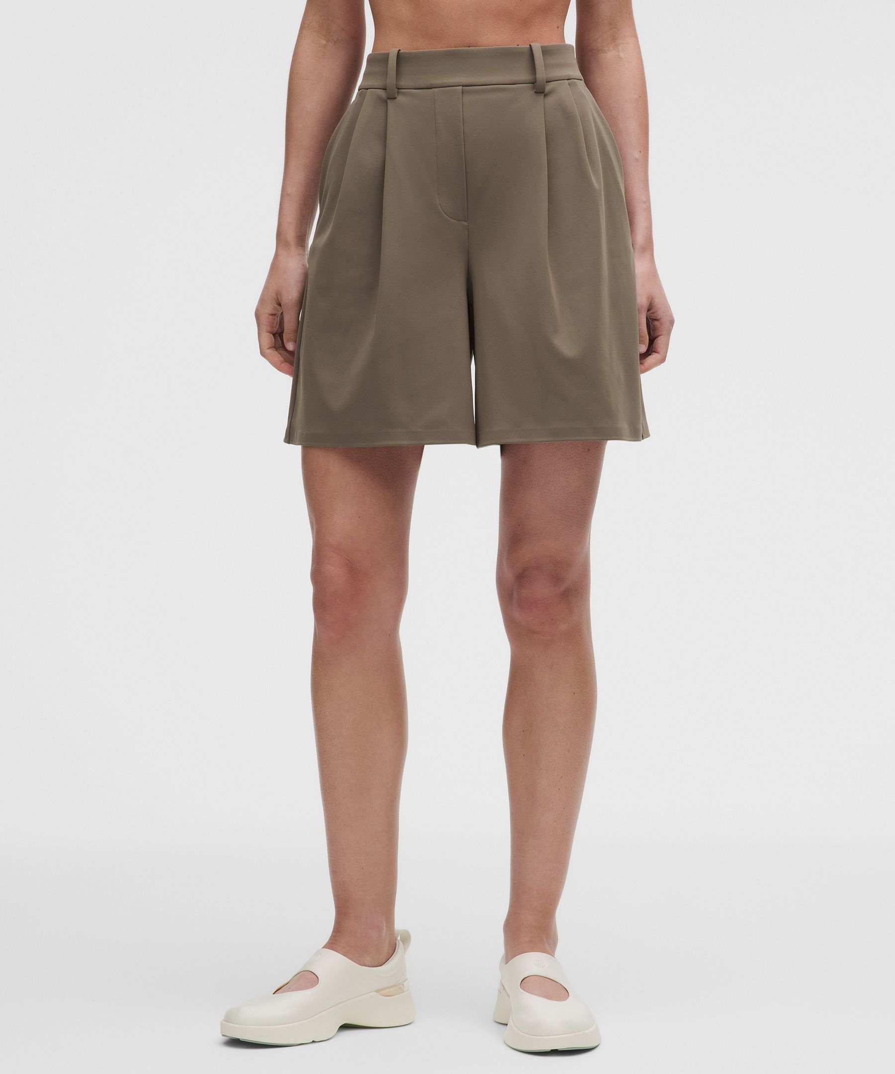 Short Daydrift &agrave; pinces taille haute 18&nbsp;cm