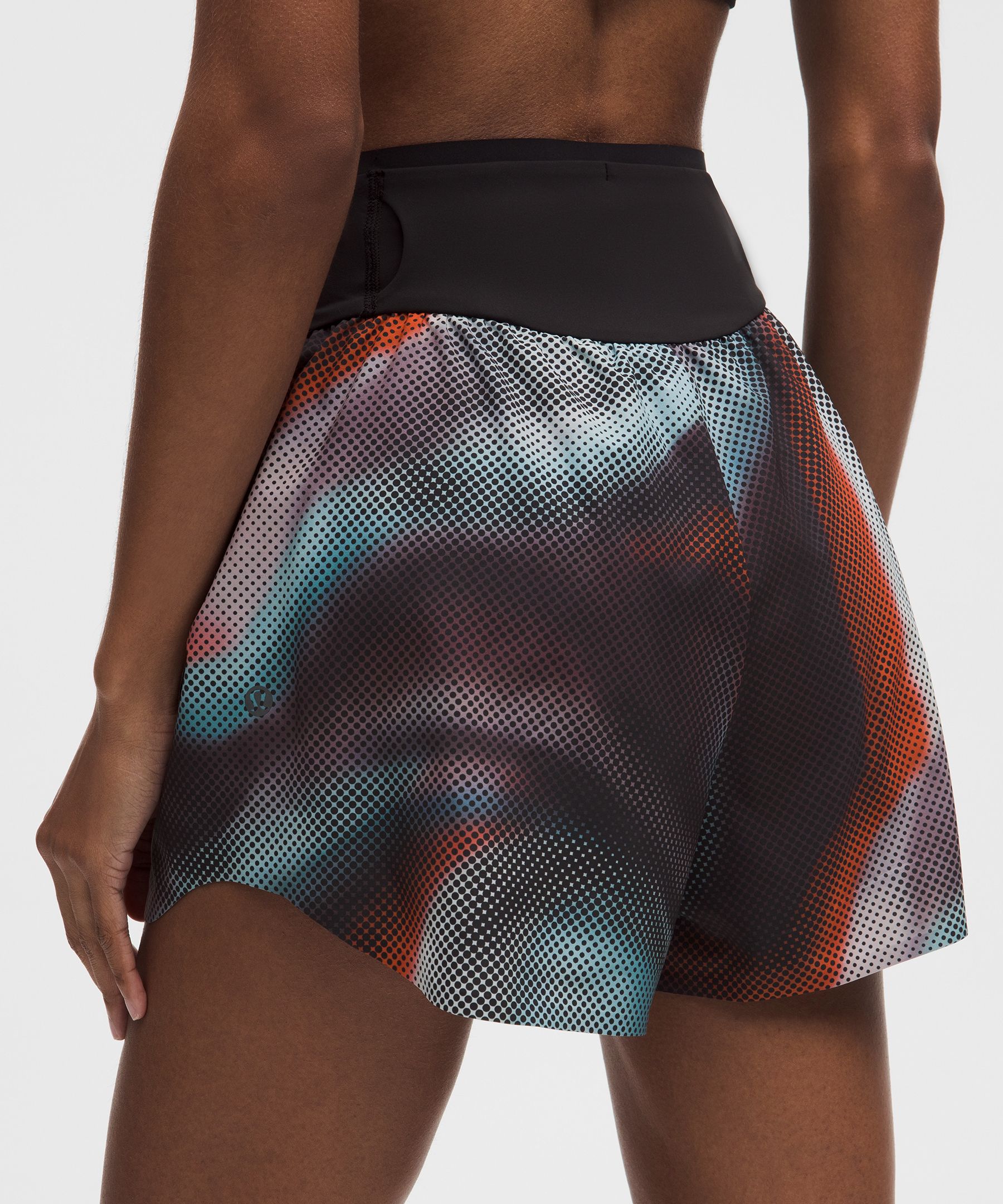 Short lululemon Go Further fendu taille haute 8&nbsp;cm