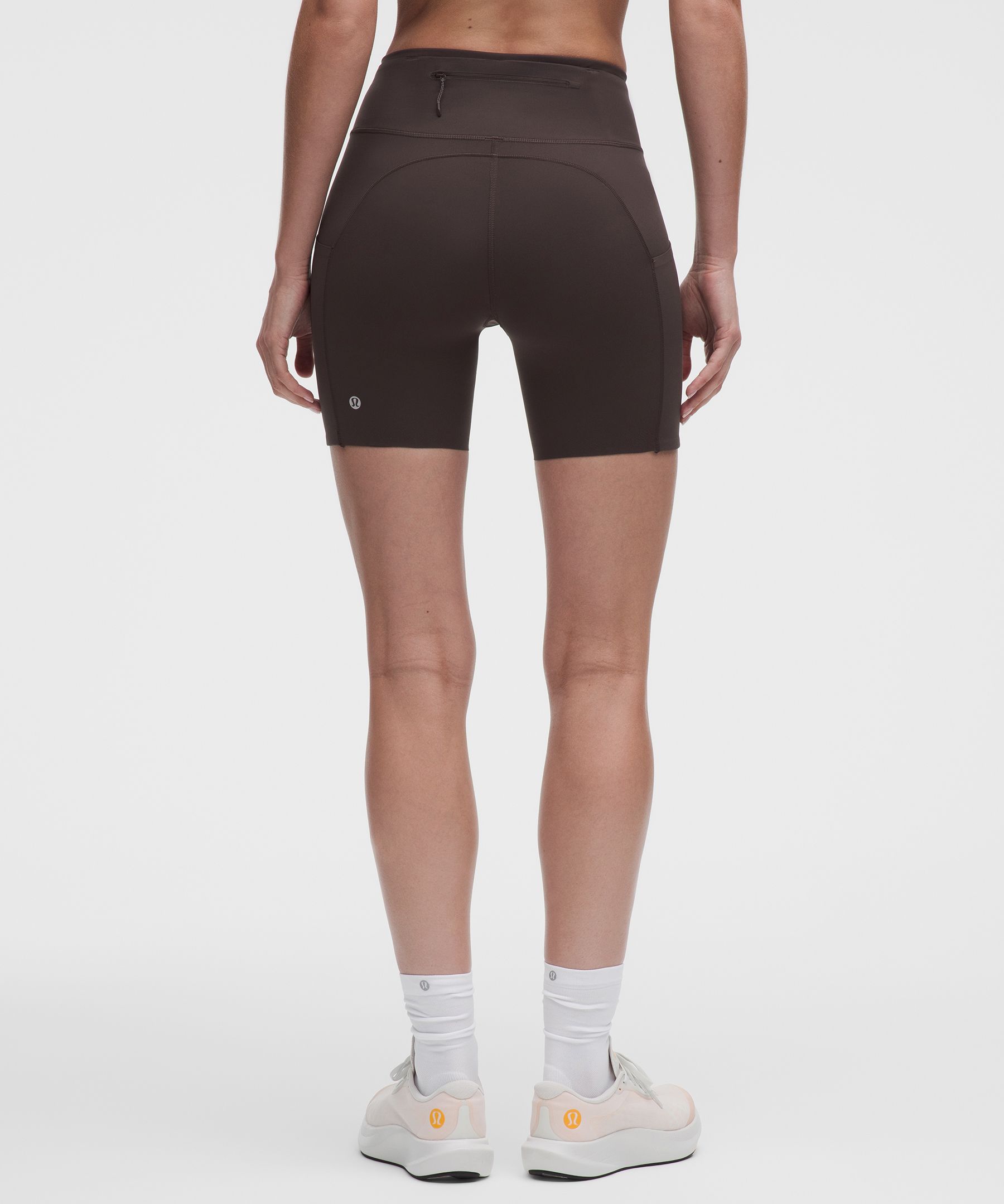 Leggings cortos de talle alto Fast and Free con 6 bolsillos, 15&nbsp;cm *Dise&ntilde;o renovado