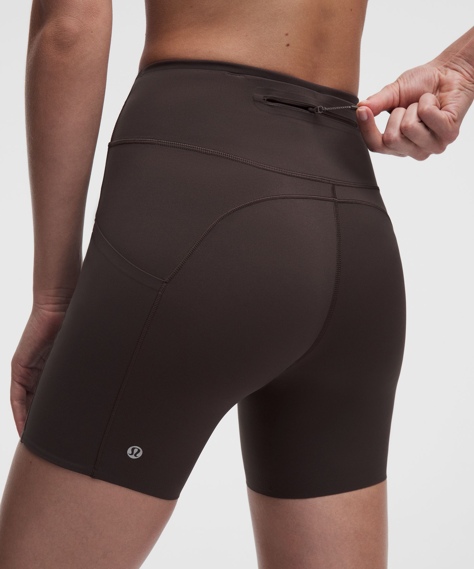 Leggings cortos de talle alto Fast and Free con 6 bolsillos, 15&nbsp;cm *Dise&ntilde;o renovado