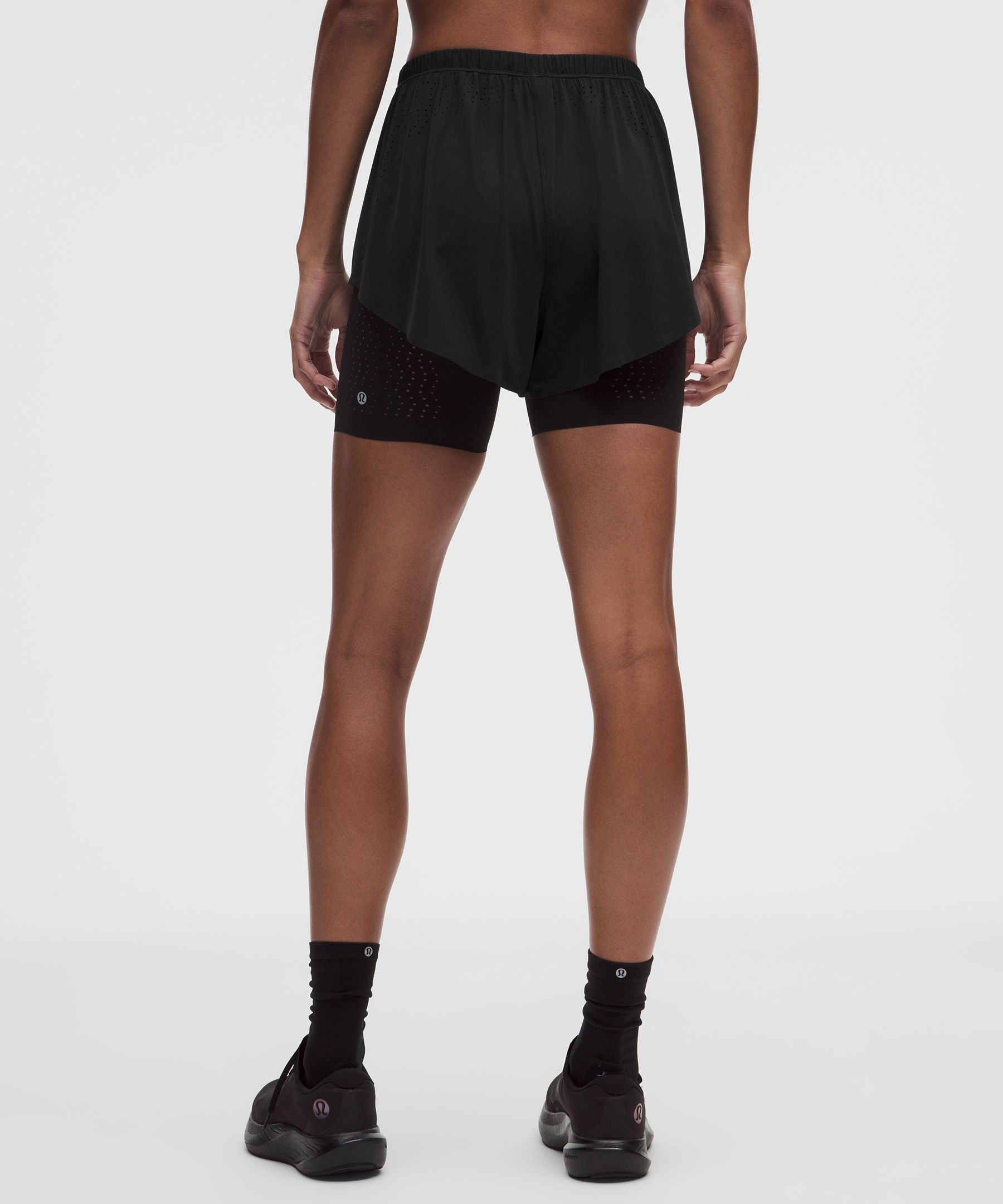 Sleek Perforated 2-in-1 High-Rise Short