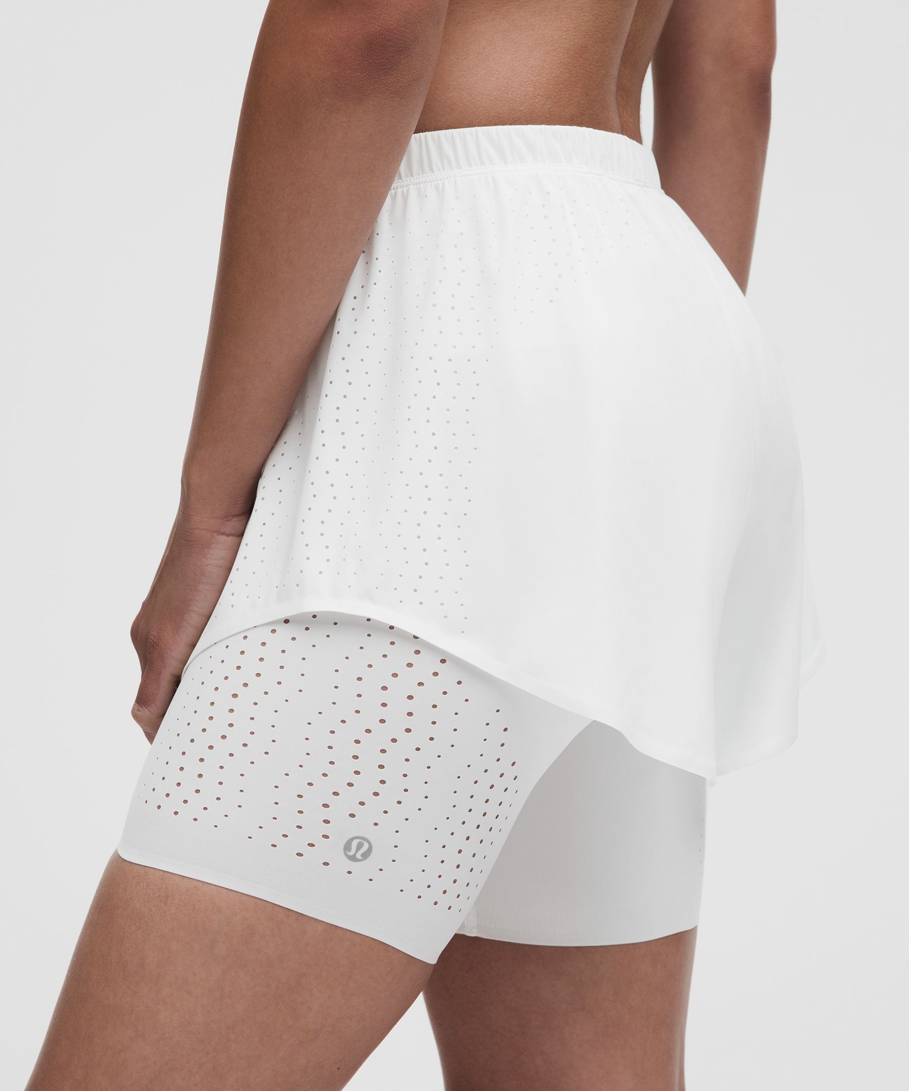 Sleek Perforated 2-in-1 High-Rise Short