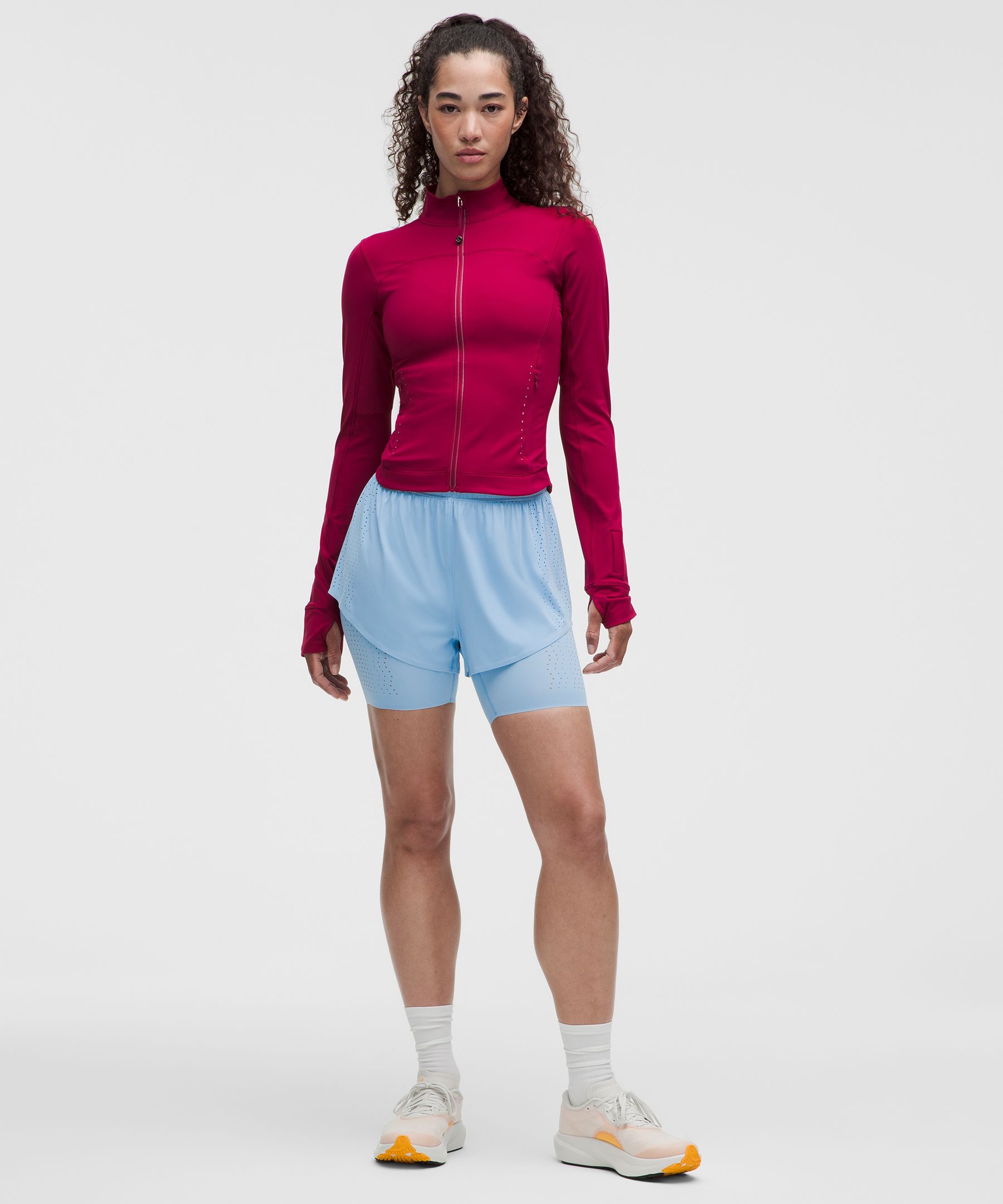 Sleek Perforated 2-in-1 High-Rise Short