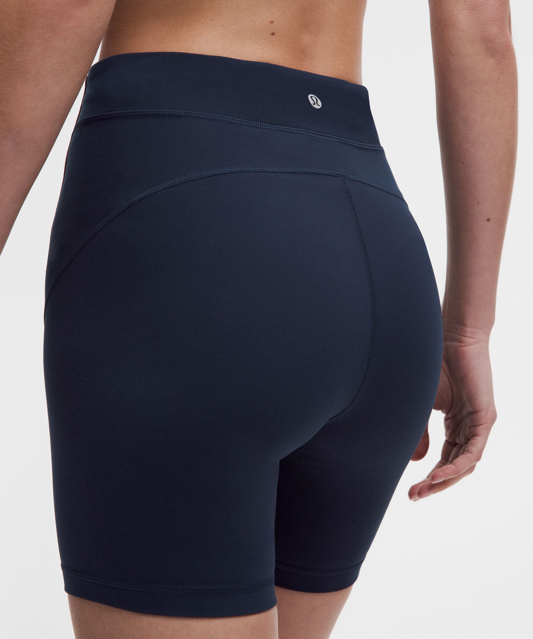Leggings cortos Groove de talle alto, 15&nbsp;cm *Ribete en contraste