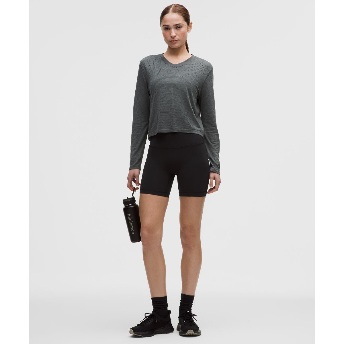 Wunder Train No Line High-Rise Shorts 6"