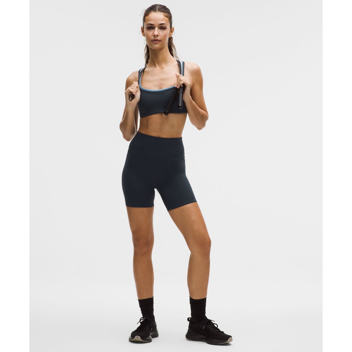 Wunder Train No Line High-Rise Shorts 6"