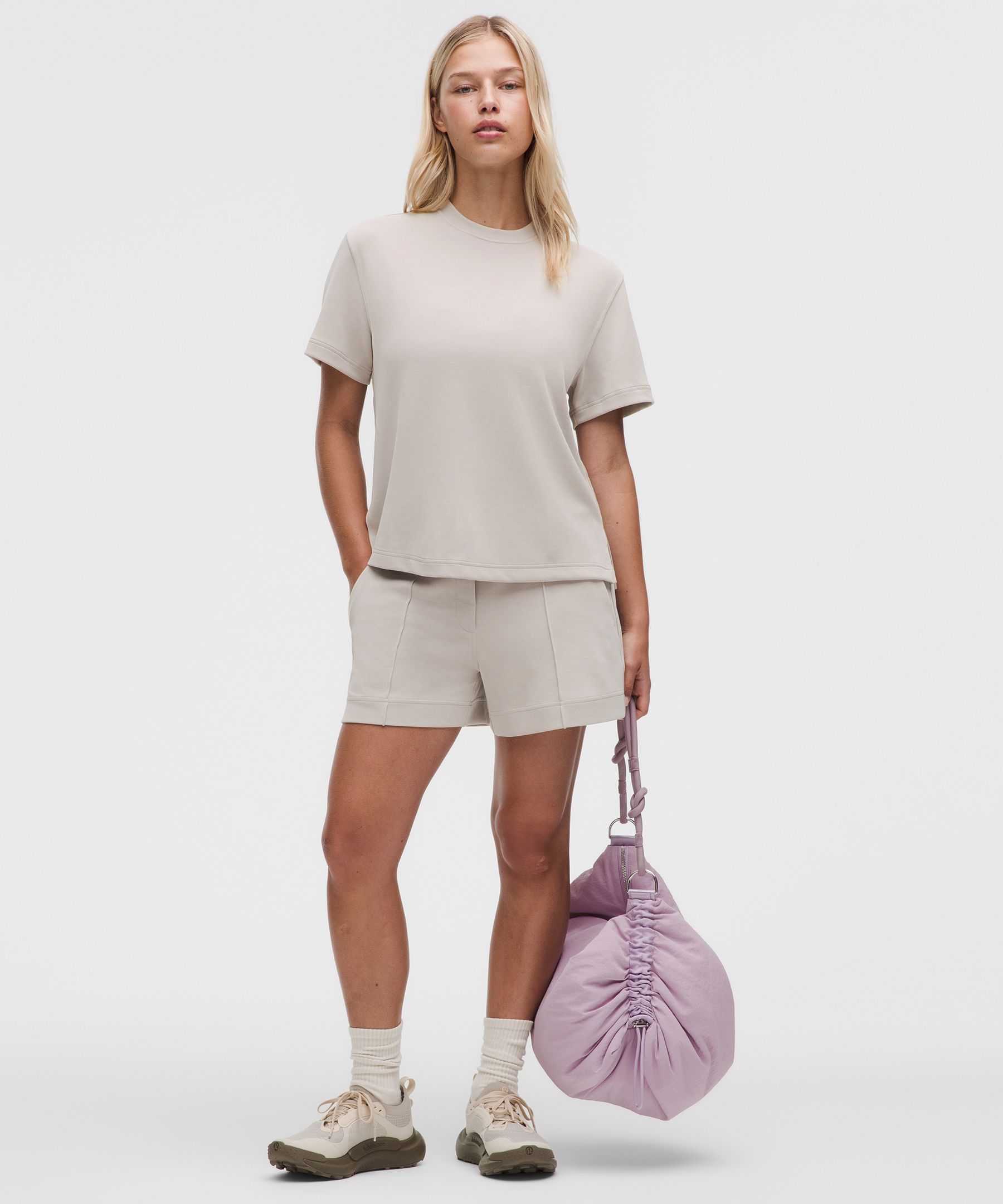 Lightweight Softstreme Mid-Rise Pintuck Short 4