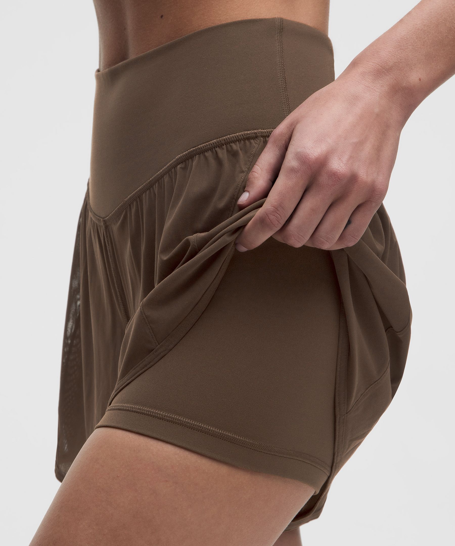 Nulu and Mesh High-Rise Studio Short 3.5"
