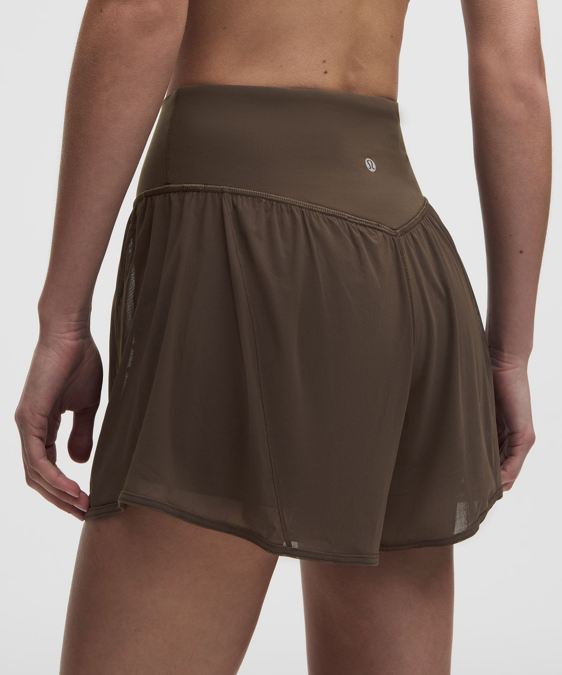 Nulu and Mesh High-Rise Studio Short 3.5"