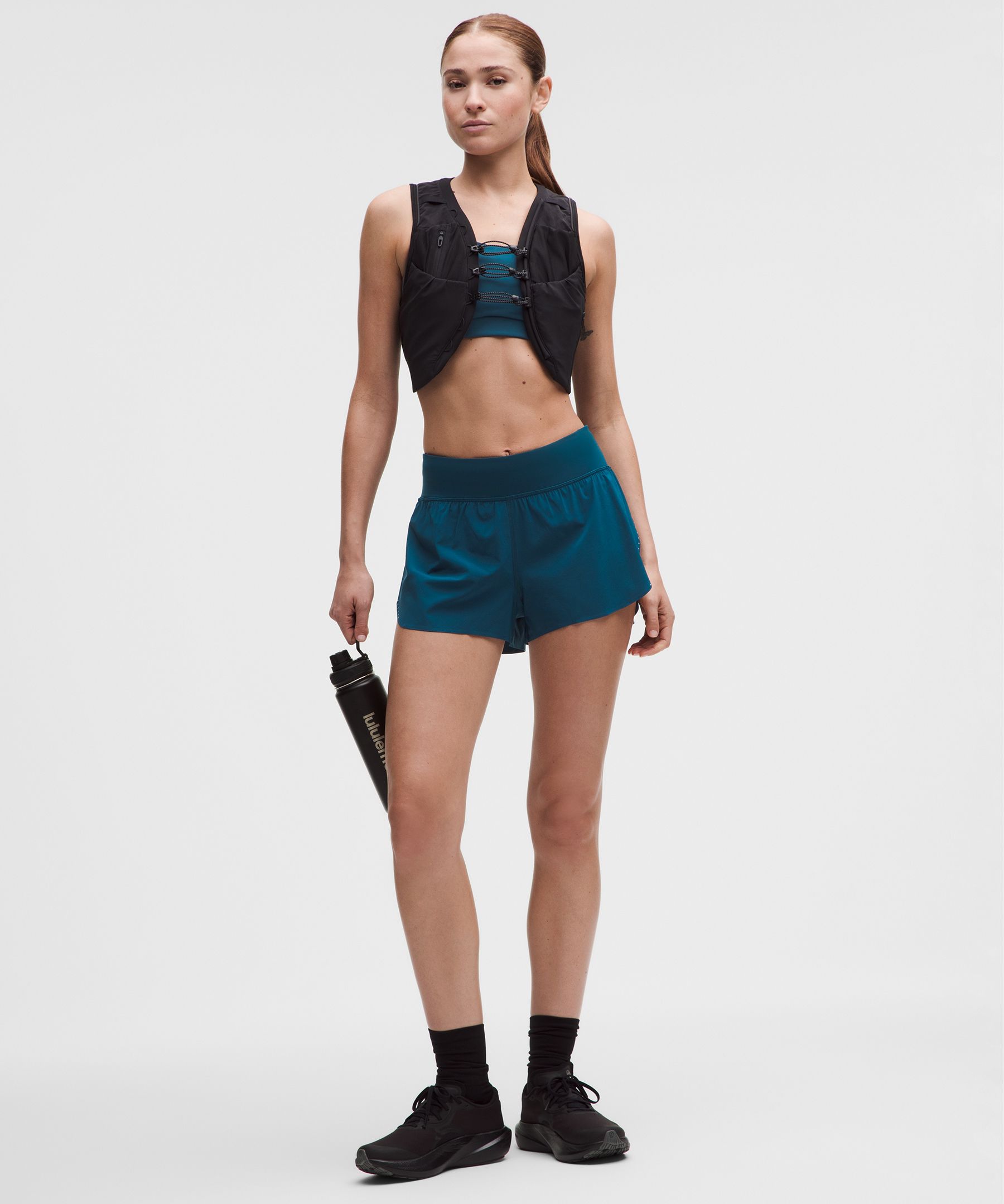 Short fendu Fast and Free taille mi-haute 8 cm *Nouveau design