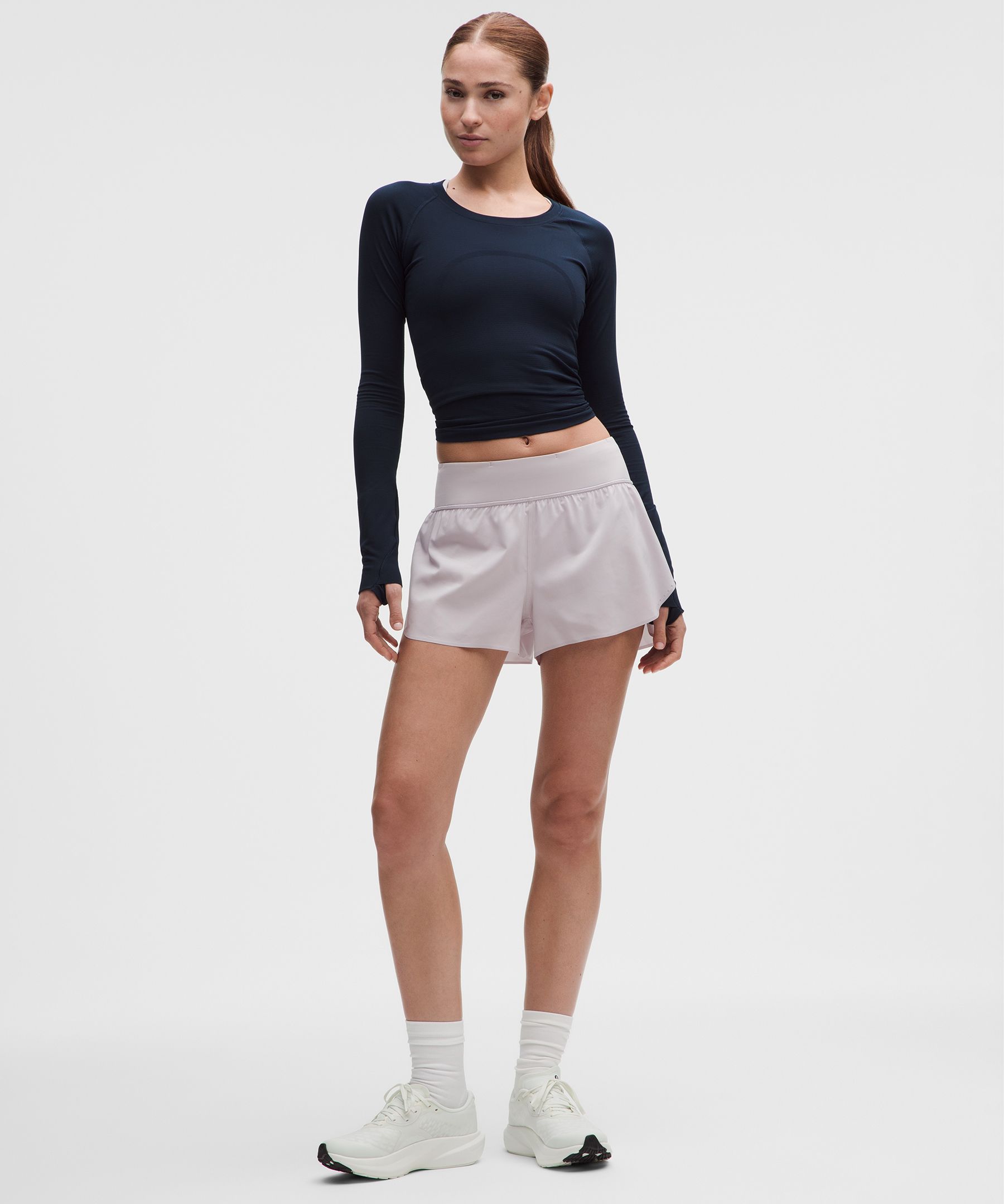 Fast and Free Mid-Rise Split Short 3" *Updated Design