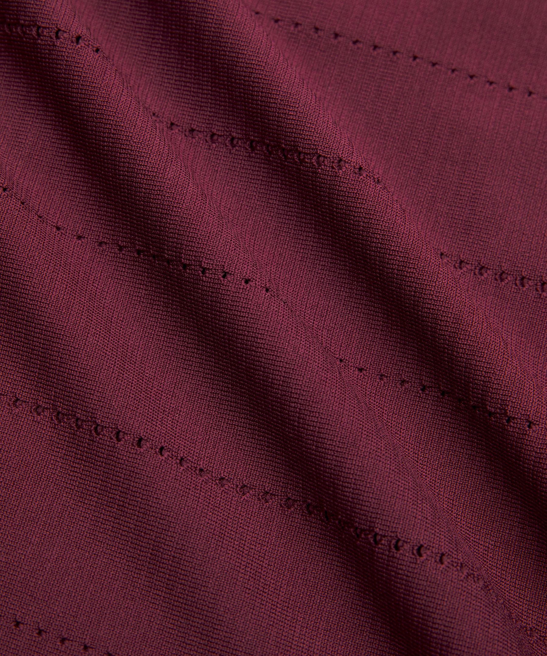 Seamless Stripe Trim Mid-Rise Short 3"