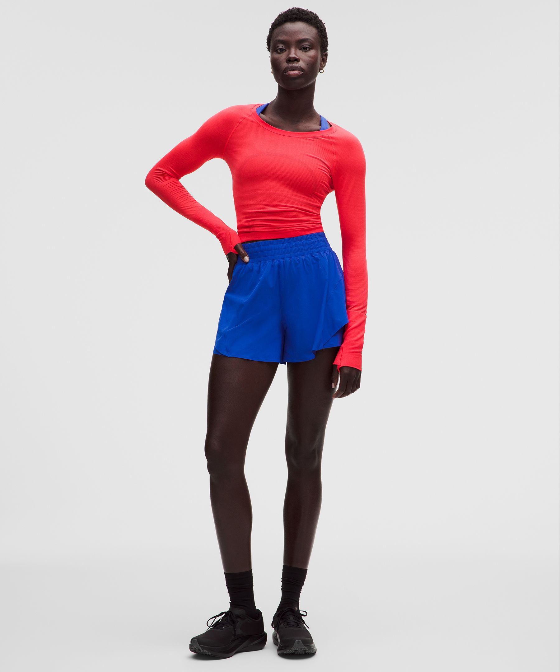 Short de course Shake It Out taille haute 10 cm