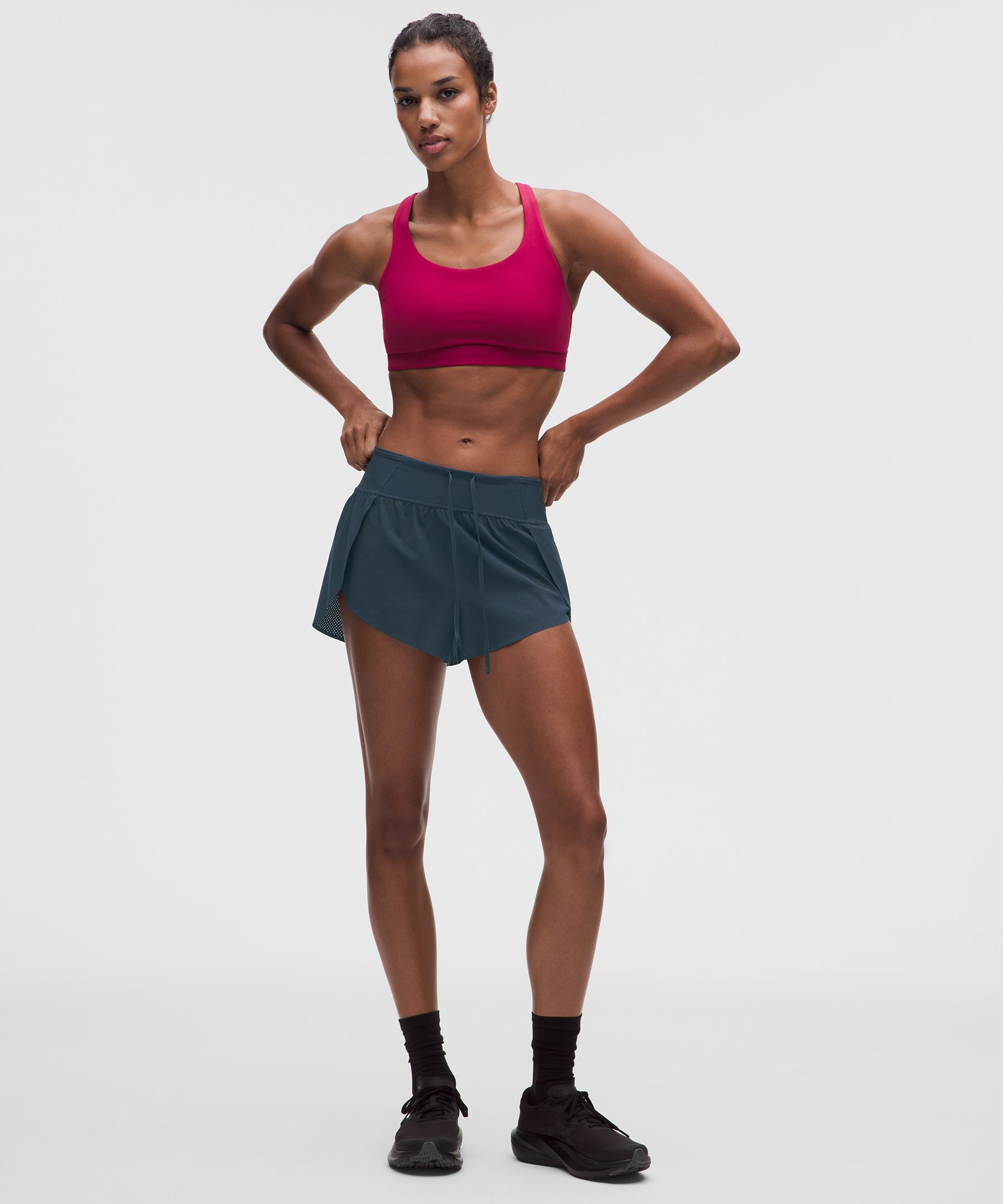 Race-Shorts mit hohem Bund 5&nbsp;cm