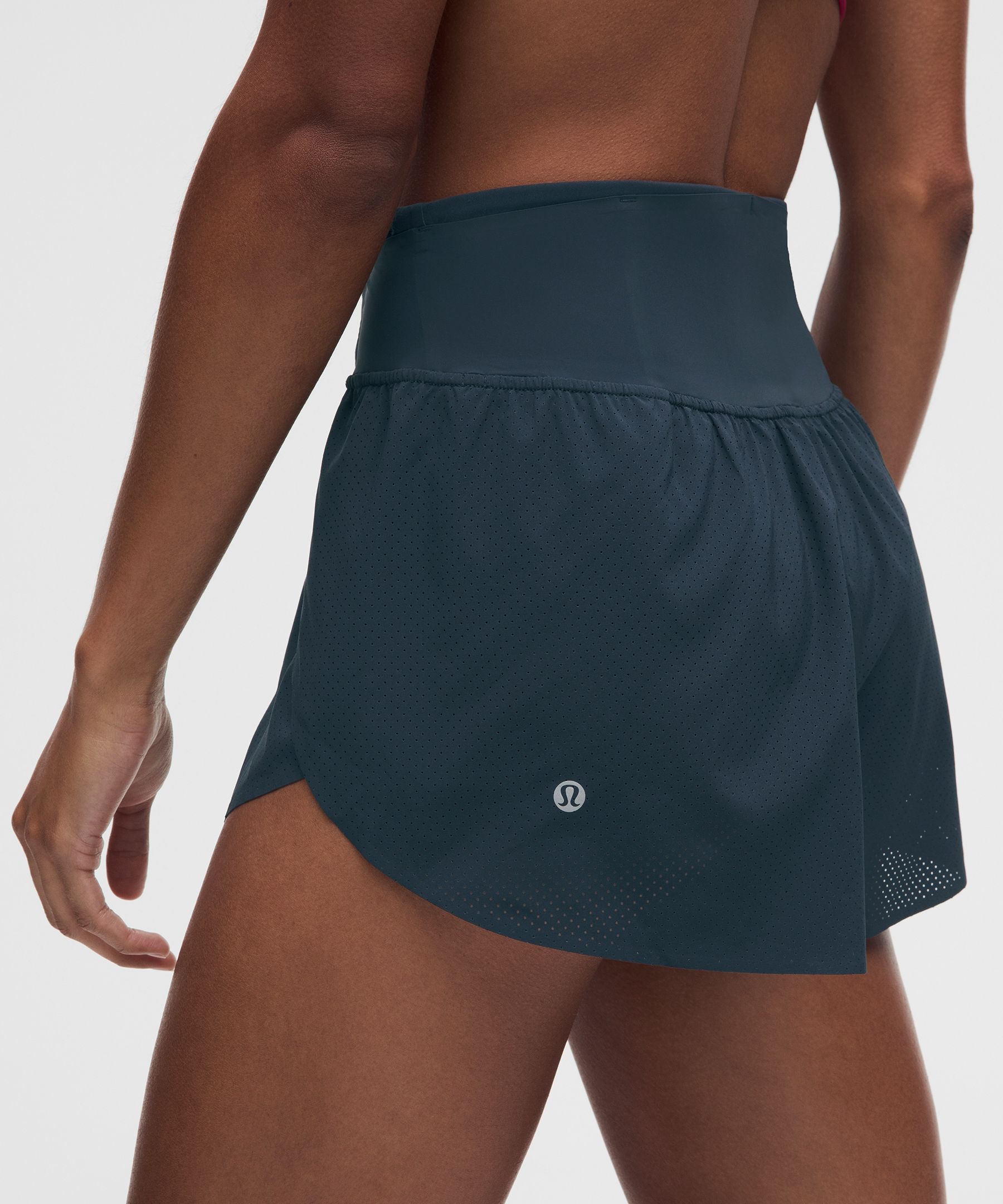 Pantal&oacute;n corto Race de talle alto, 5&nbsp;cm