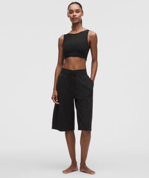 Женские шорты-бермуды Lululemon Groove Mid-Rise Relaxed