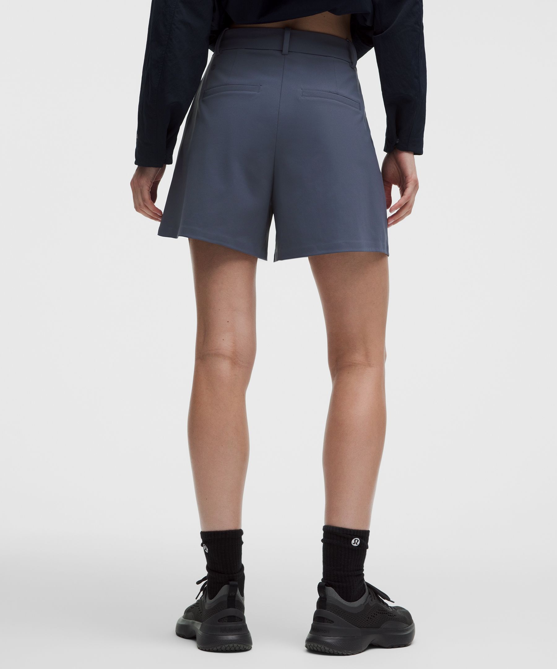 Daydrift Pleated High-Rise Short 5"