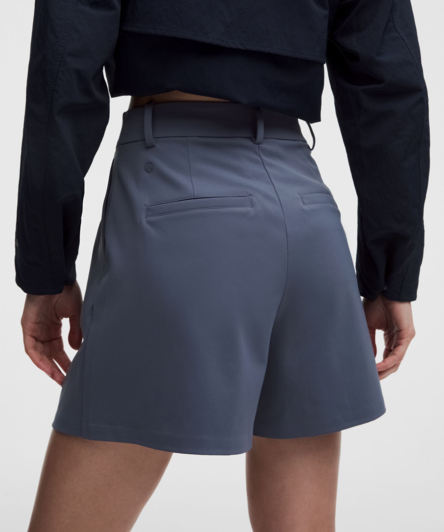 Daydrift Pleated High-Rise Short 5"