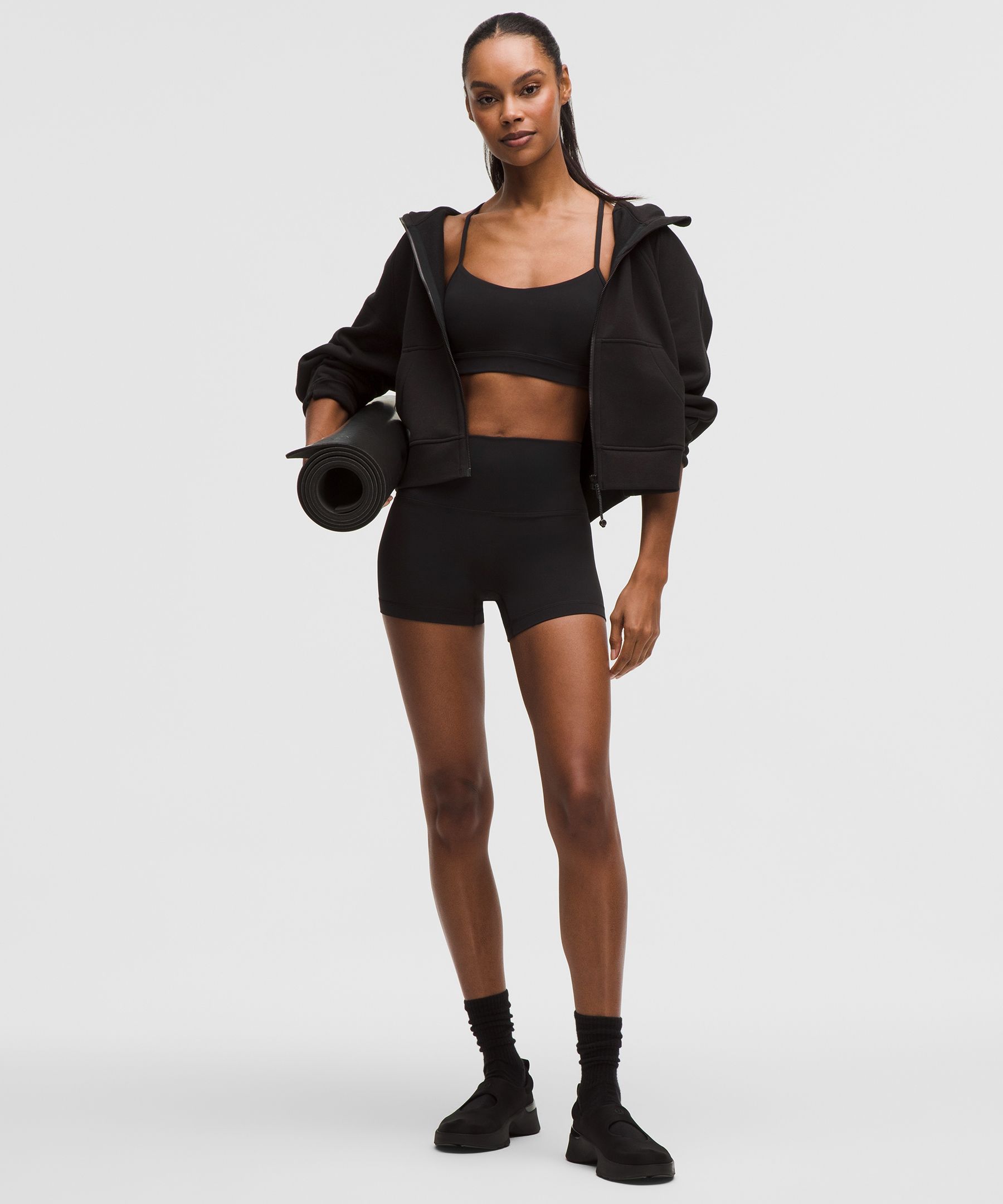Shorts lululemon Align No Line&trade; de tiro alto 4&rdquo;