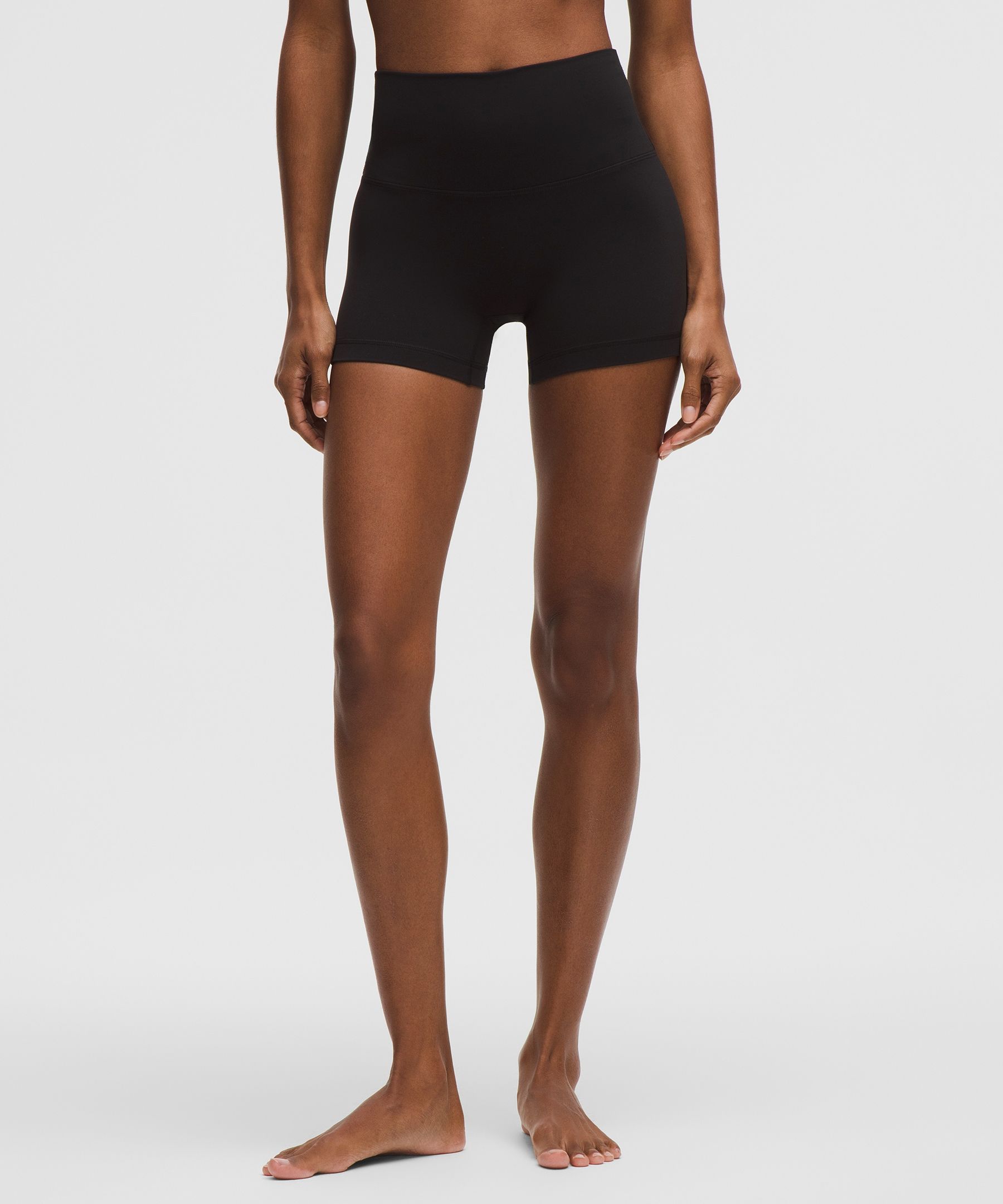 Shorts lululemon Align No Line&trade; de tiro alto 4&rdquo;