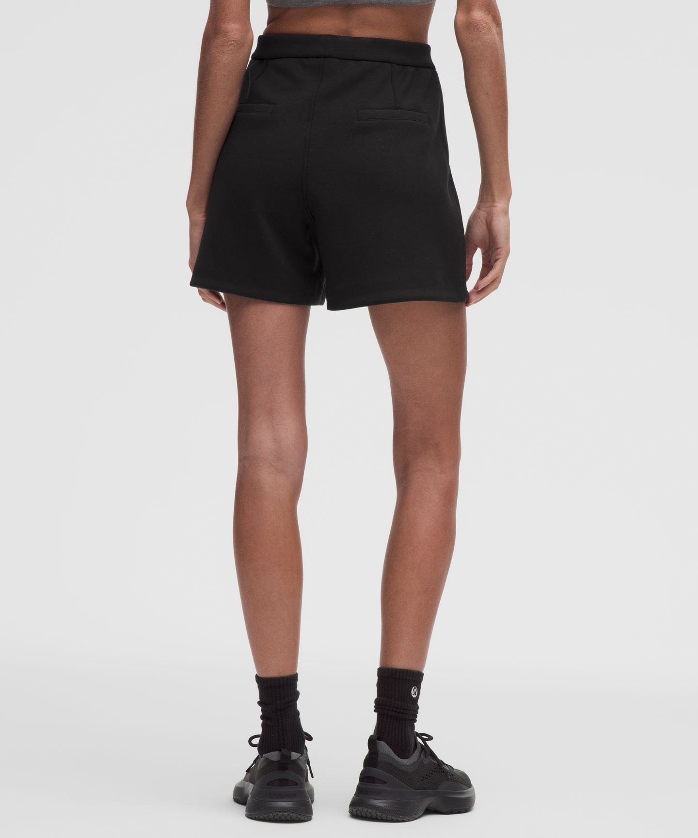 Женские шорты Lululemon Smooth Spacer, высокая посадка, 5, цвет: Чёрный — фото 3