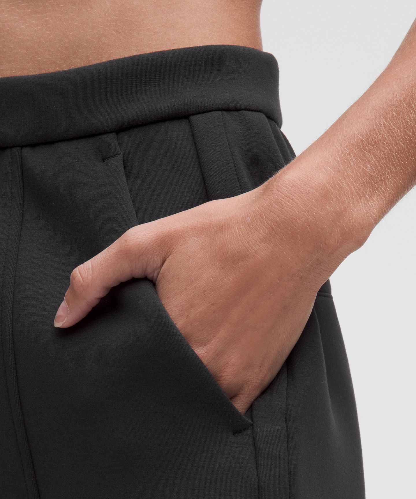 Женские шорты Lululemon Smooth Spacer, высокая посадка, 5, цвет: Чёрный — фото 5