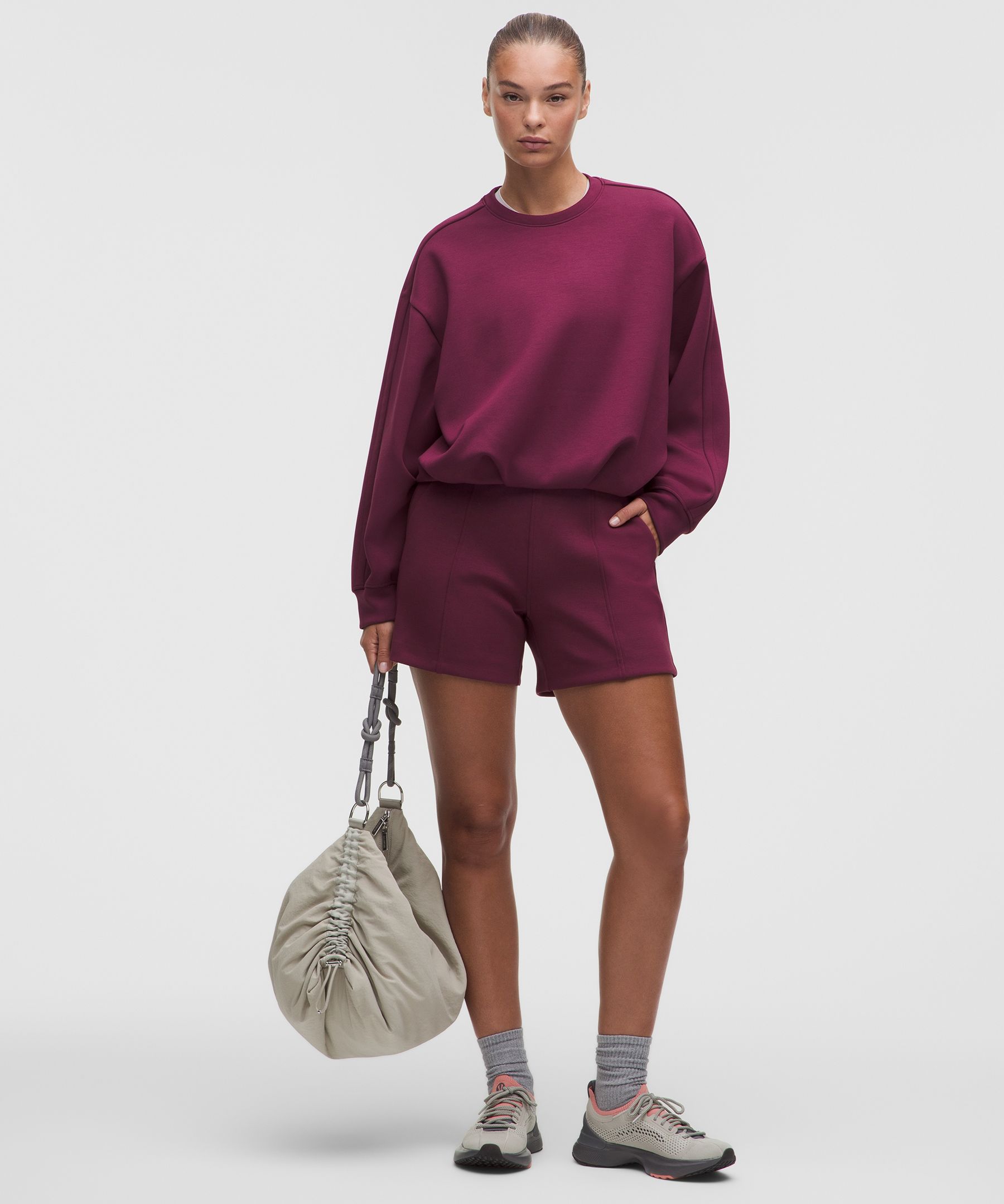 Smooth Spacer-Shorts mit hohem Bund 13&nbsp;cm