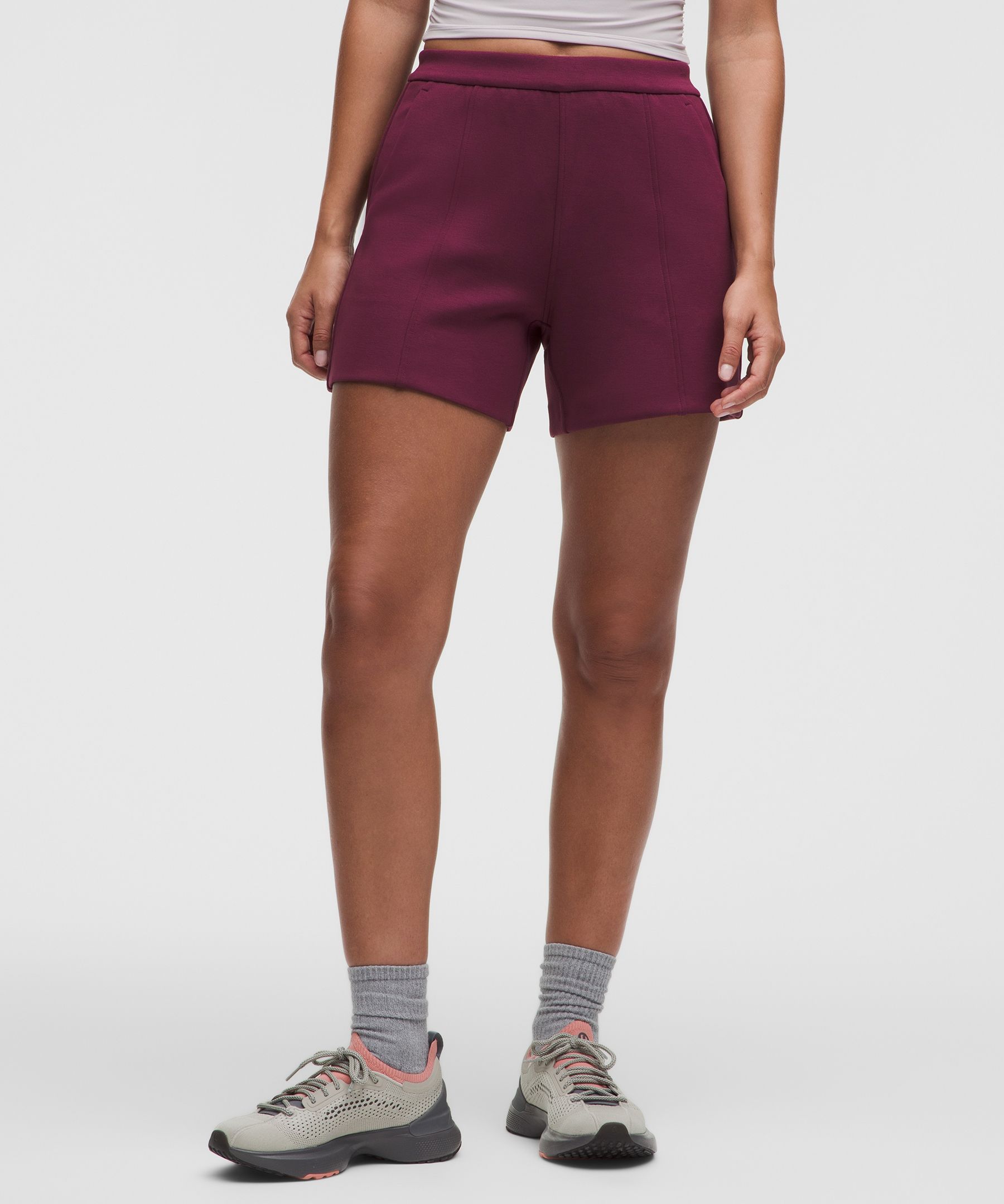 Smooth Spacer-Shorts mit hohem Bund 13&nbsp;cm