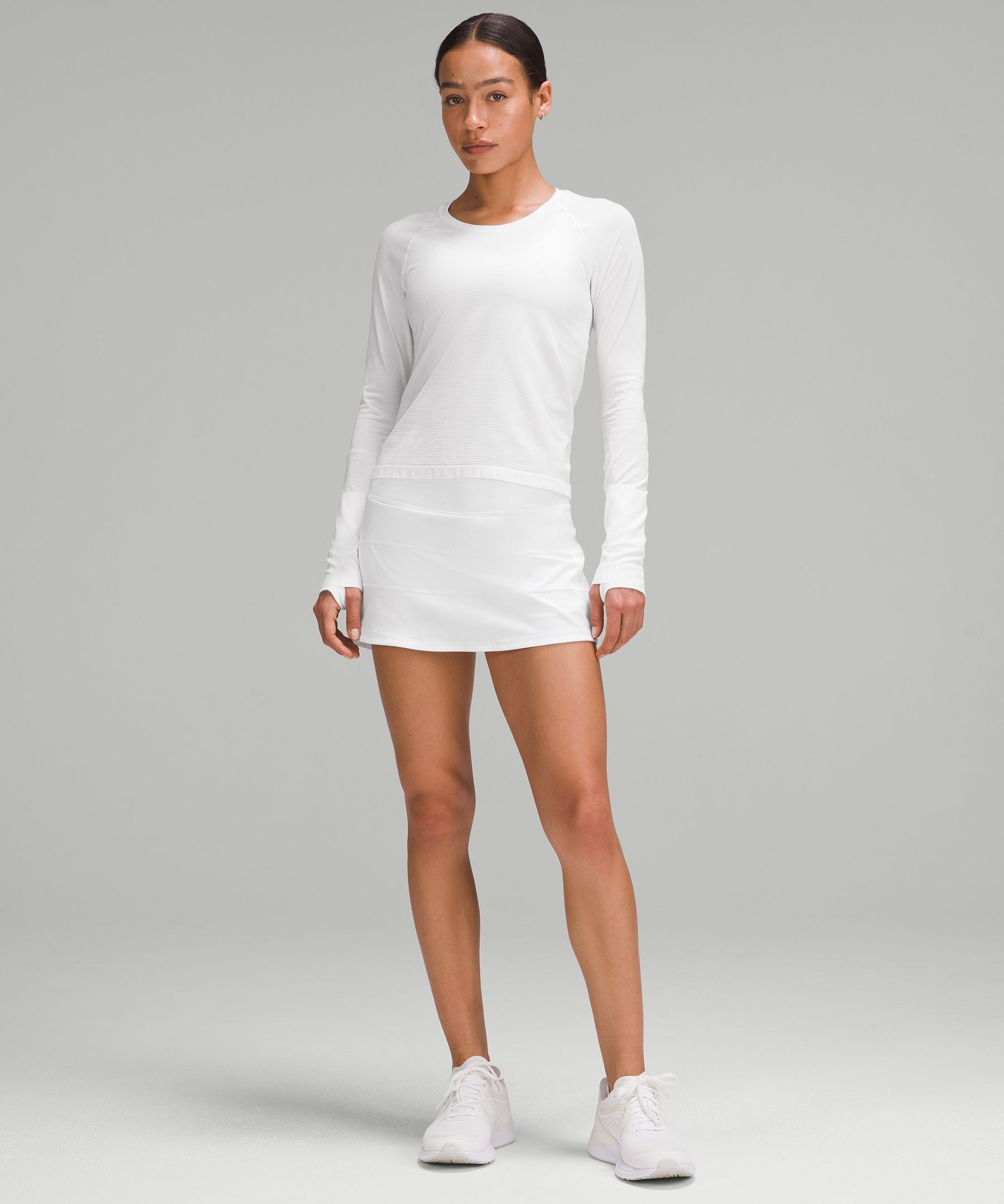 white tennis skirt lululemon