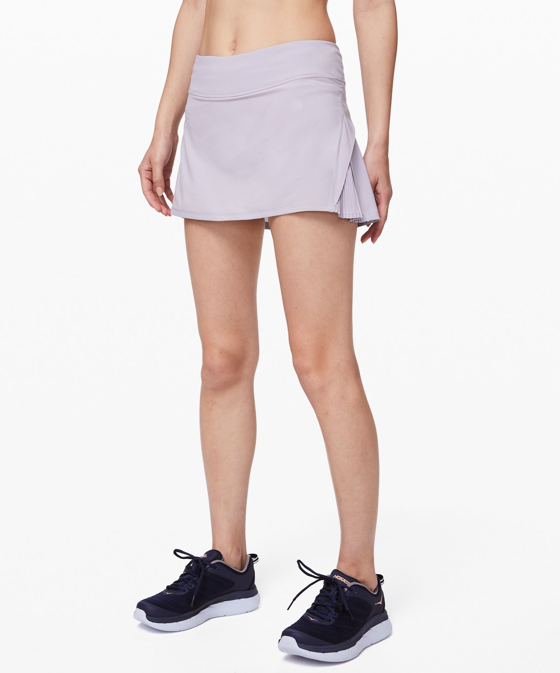 Lululemon Play Off The Pleats Skirt *13" In Silver Lilac