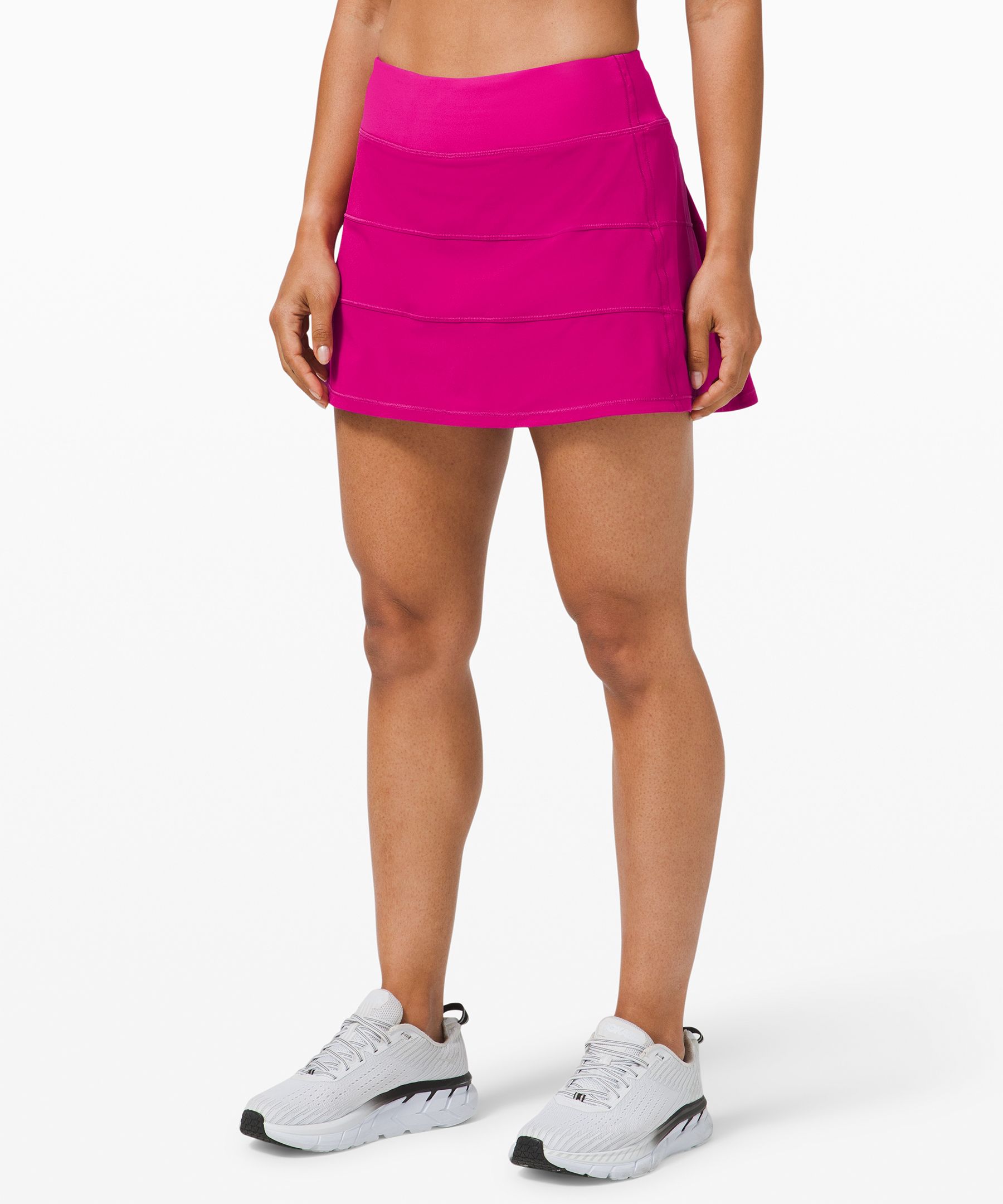 Lululemon Pace Rival Mid-rise Tennis Skirt 15" Length In Ripened Raspberry