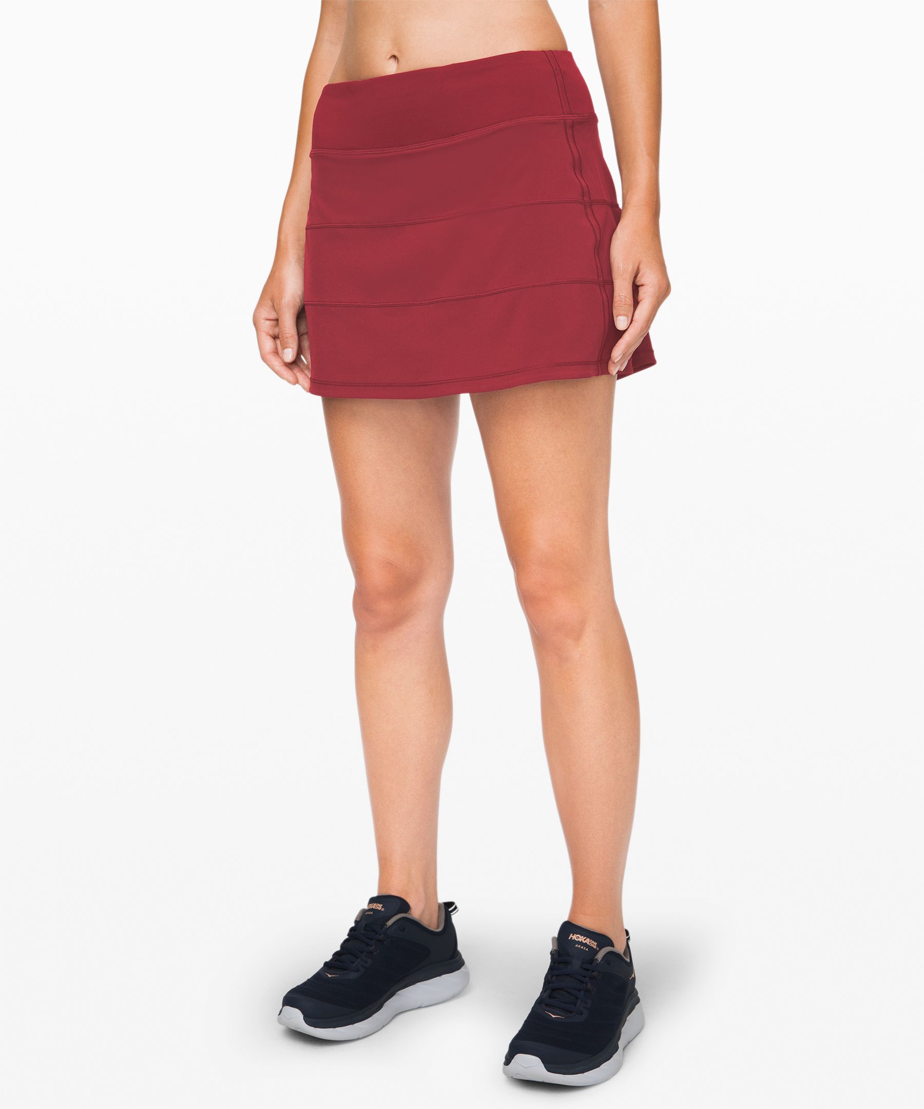 Lululemon Pace Rival Skirt (regular) *4-way Stretch 13" In Chianti