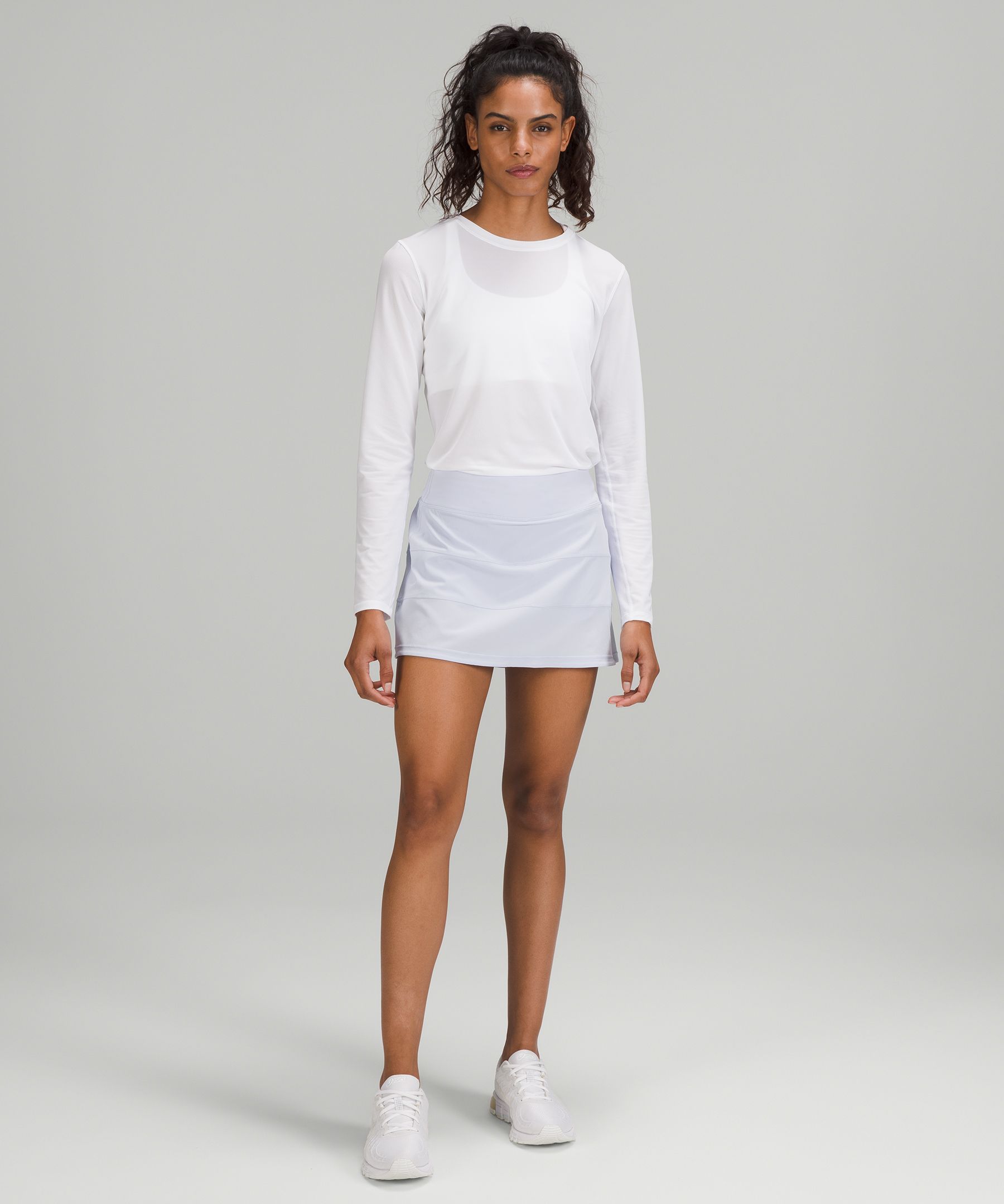 lululemon tennis skirt outfit 🤍  Lululemon outfits, Tennis skirt