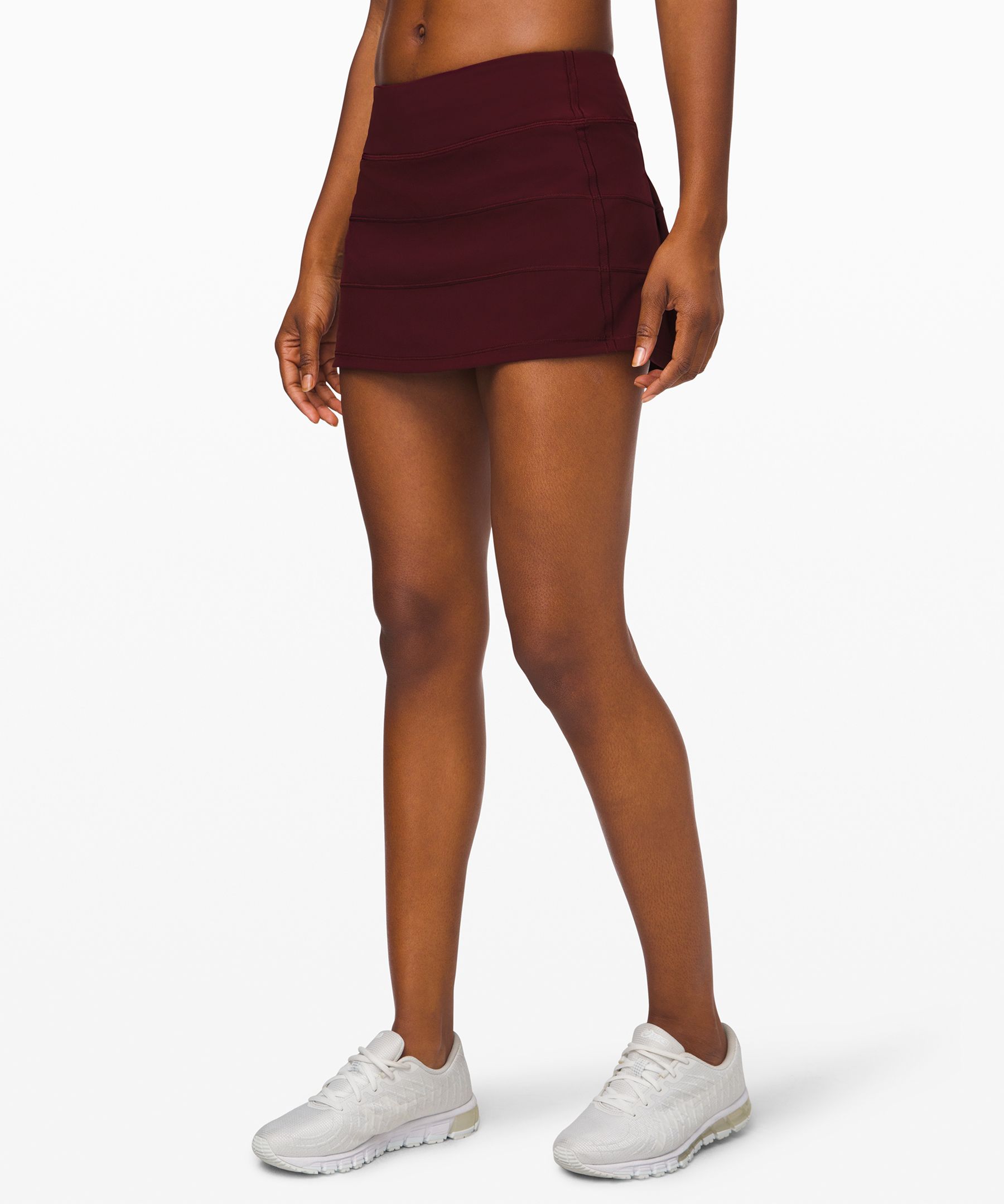 Lululemon Pace Rival Skirt (regular) *4-way Stretch 13" In Garnet