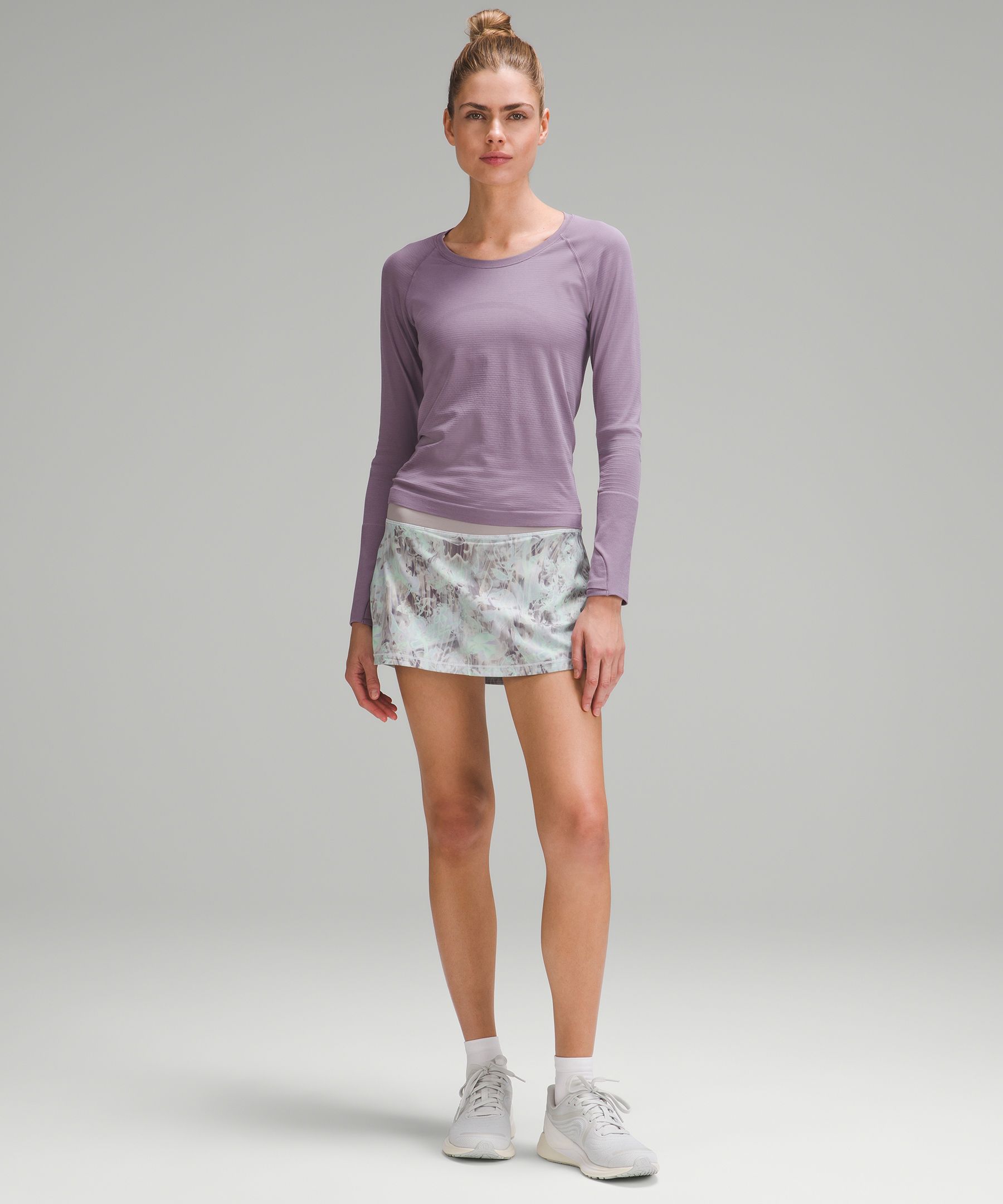 Lululemon Pace Rival MR Skirt (White, Size 8) at  Women's Clothing  store