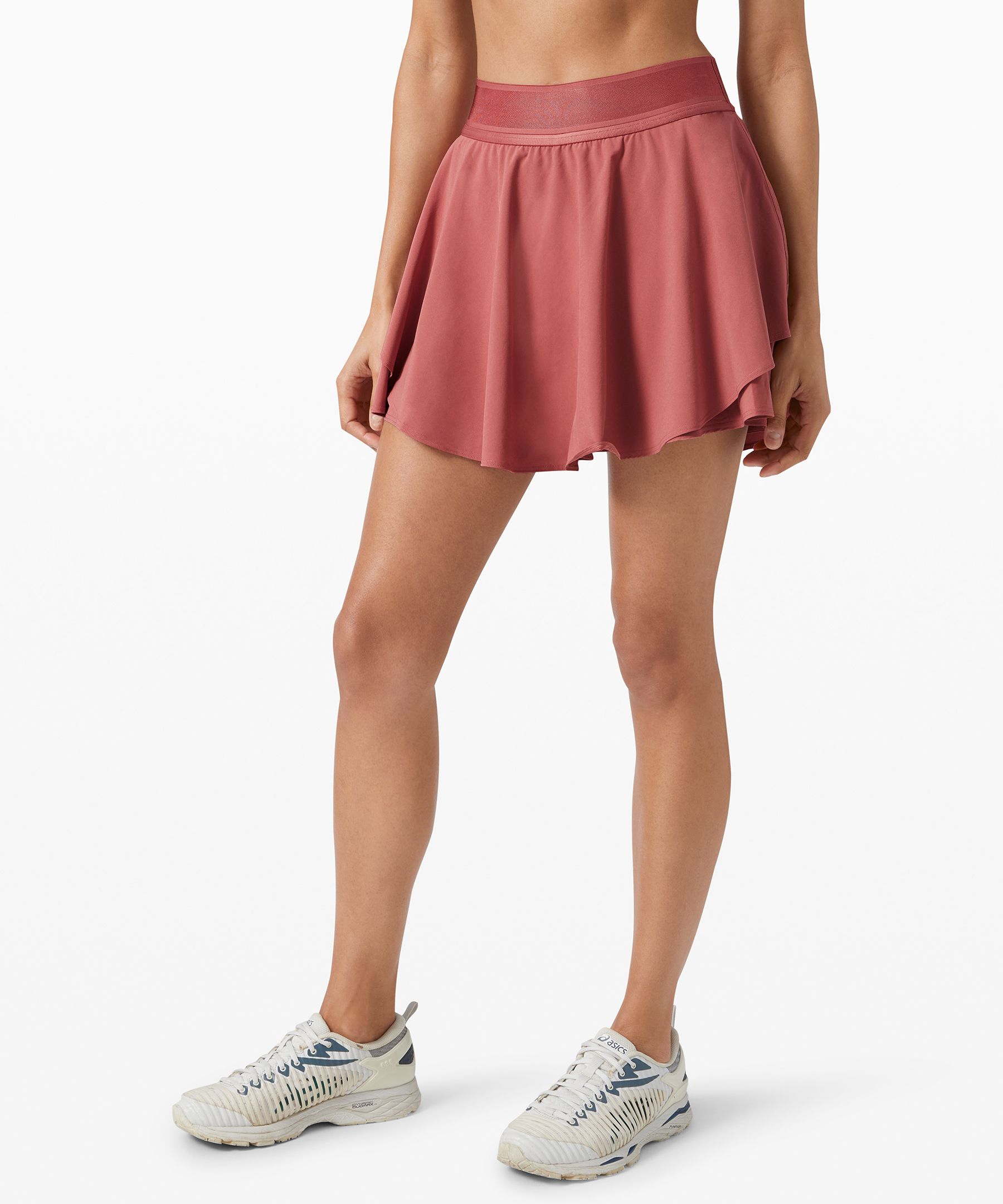Lululemon Court Rival High Rise Skirt *tall In Cherry Tint