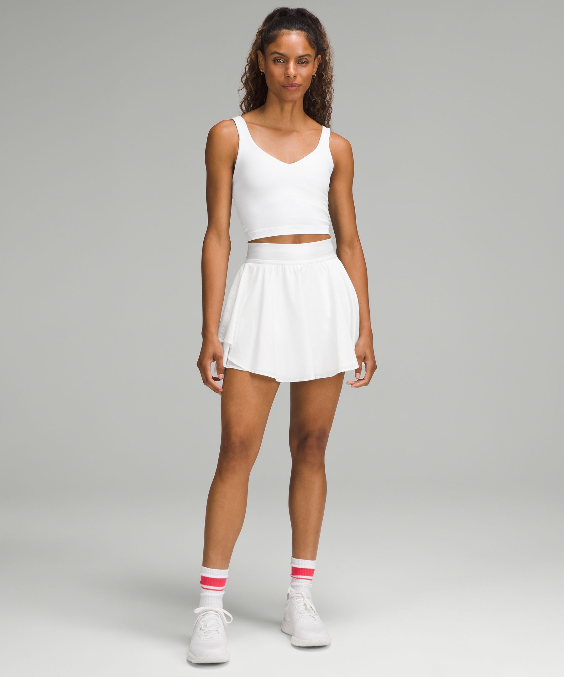 Court Rival high-rise stretch recycled-Swift tennis skirt