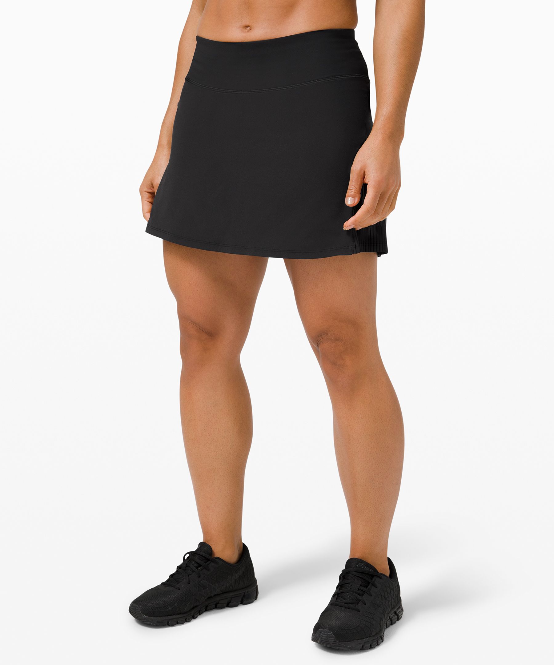 lululemon black skirt
