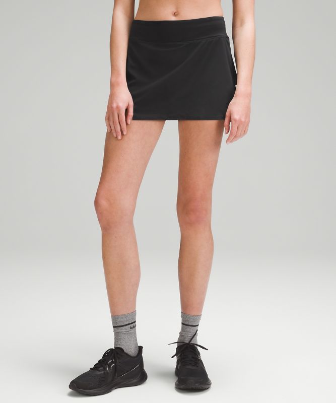 Throwback Pace-Setter Mid-Rise Skirt